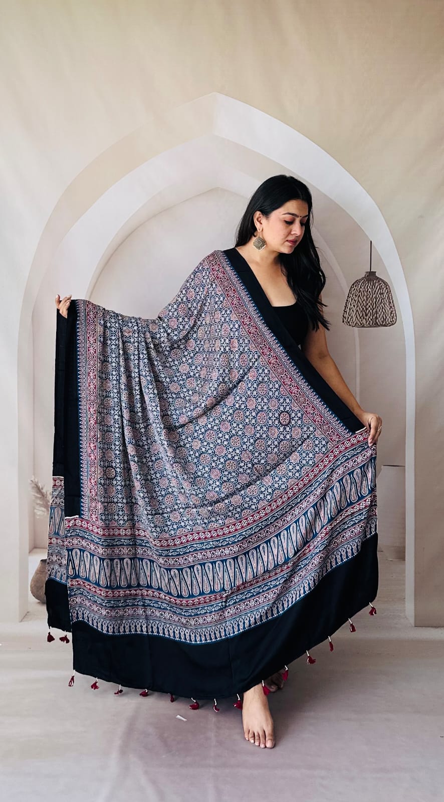 Ajarakh Modal Dupatta
