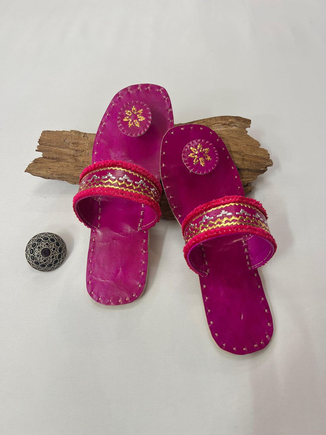 Kutchhi Leather Chappal/Jutti