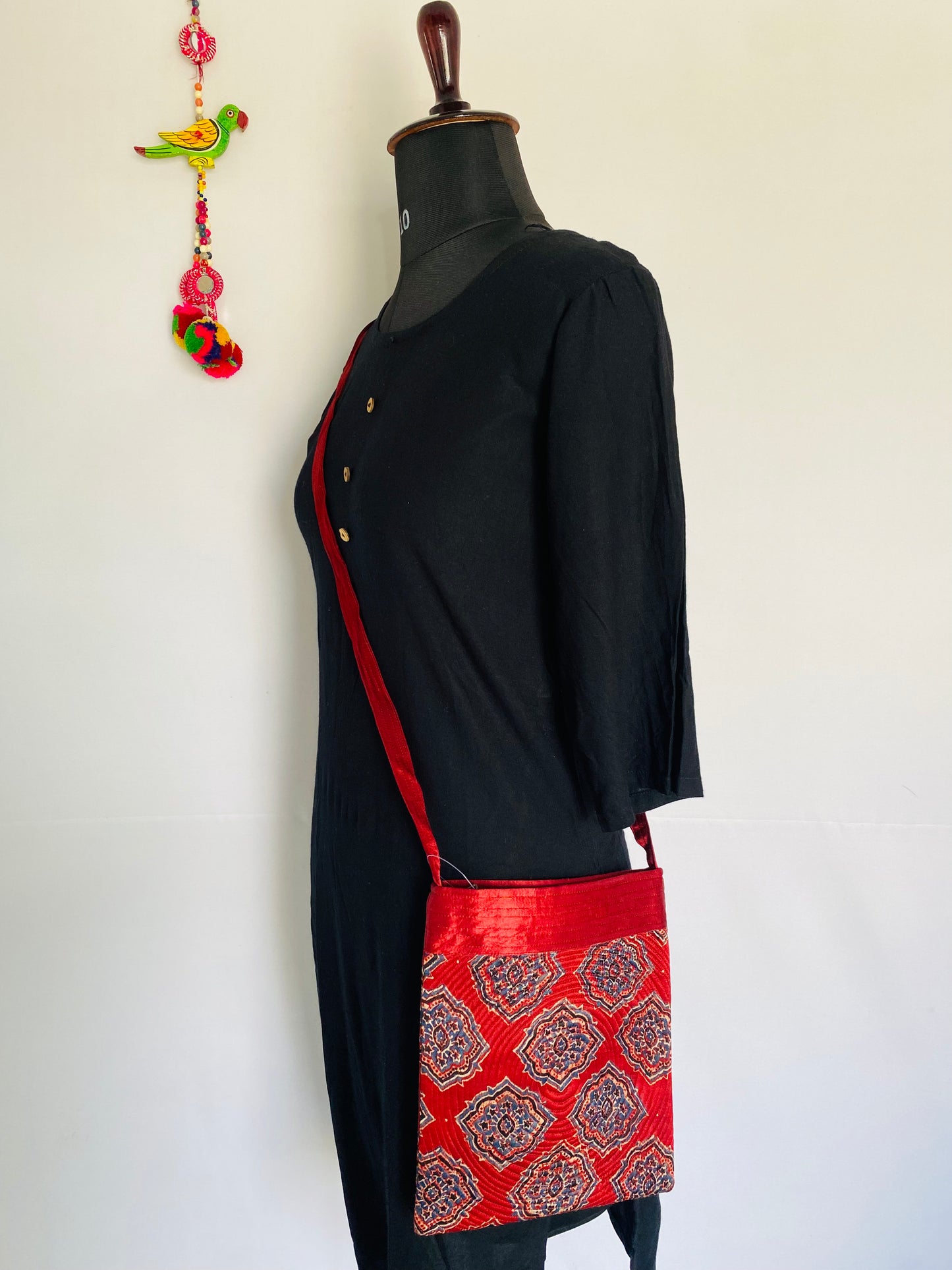 Ajarakh Mushroo Sling Bag