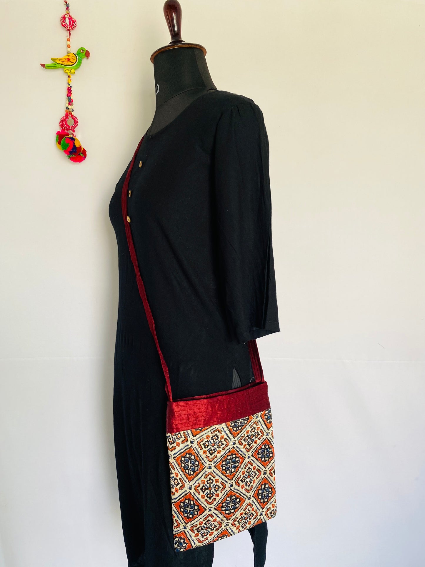 Ajarakh Mushroo Sling Bag