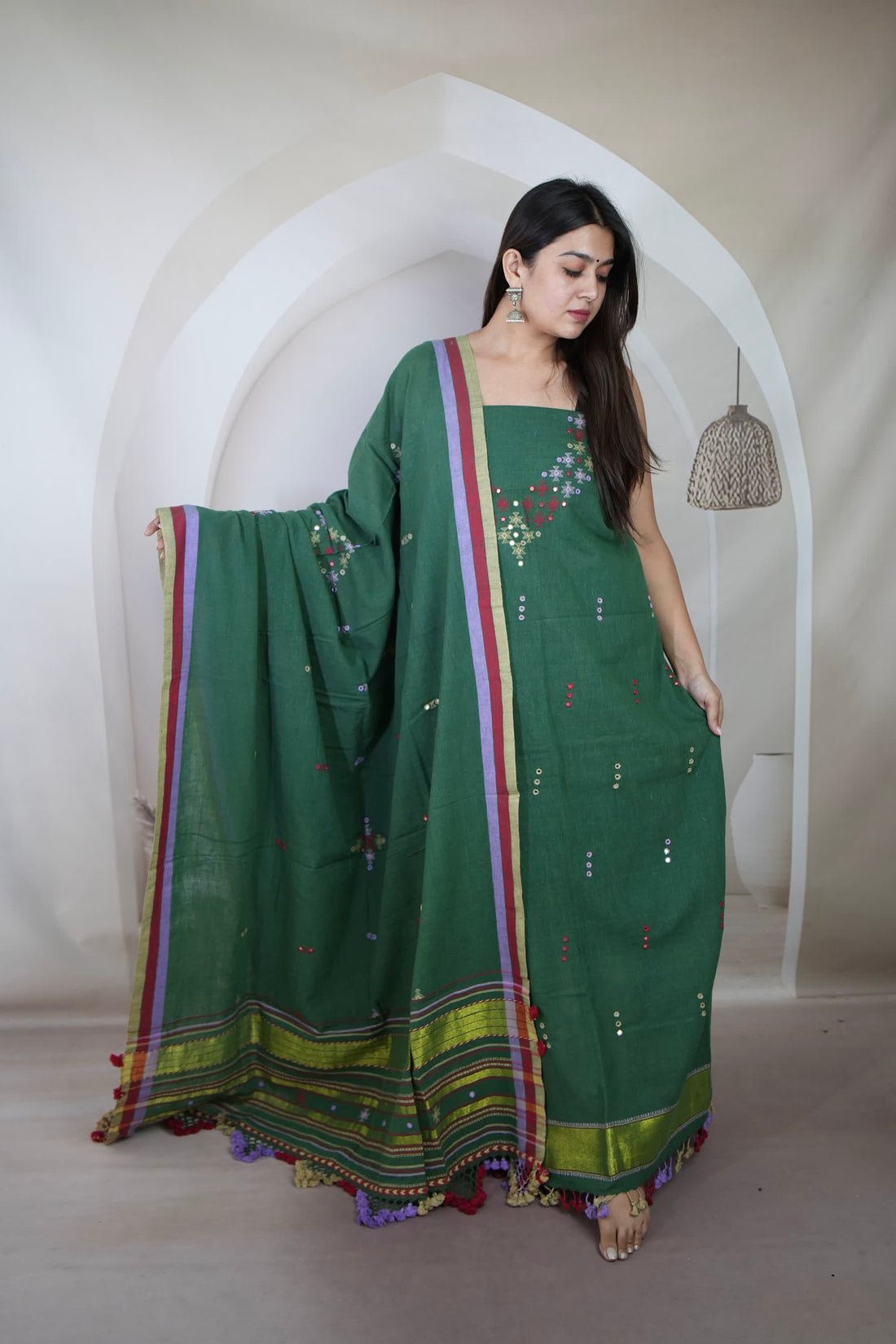 Bhujodi Kala Cotton Suit Material