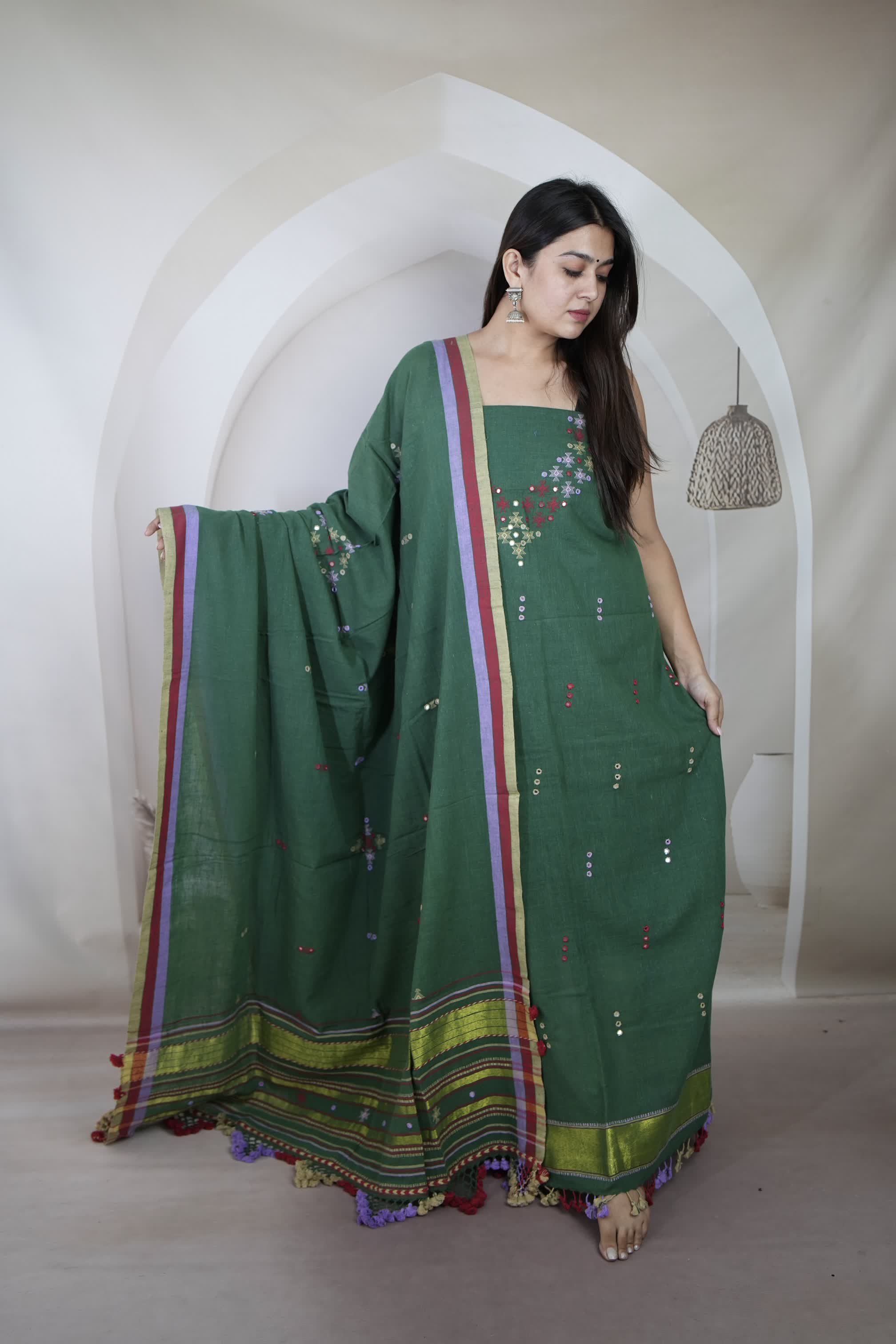 Bhujodi Kala Cotton Suit Material