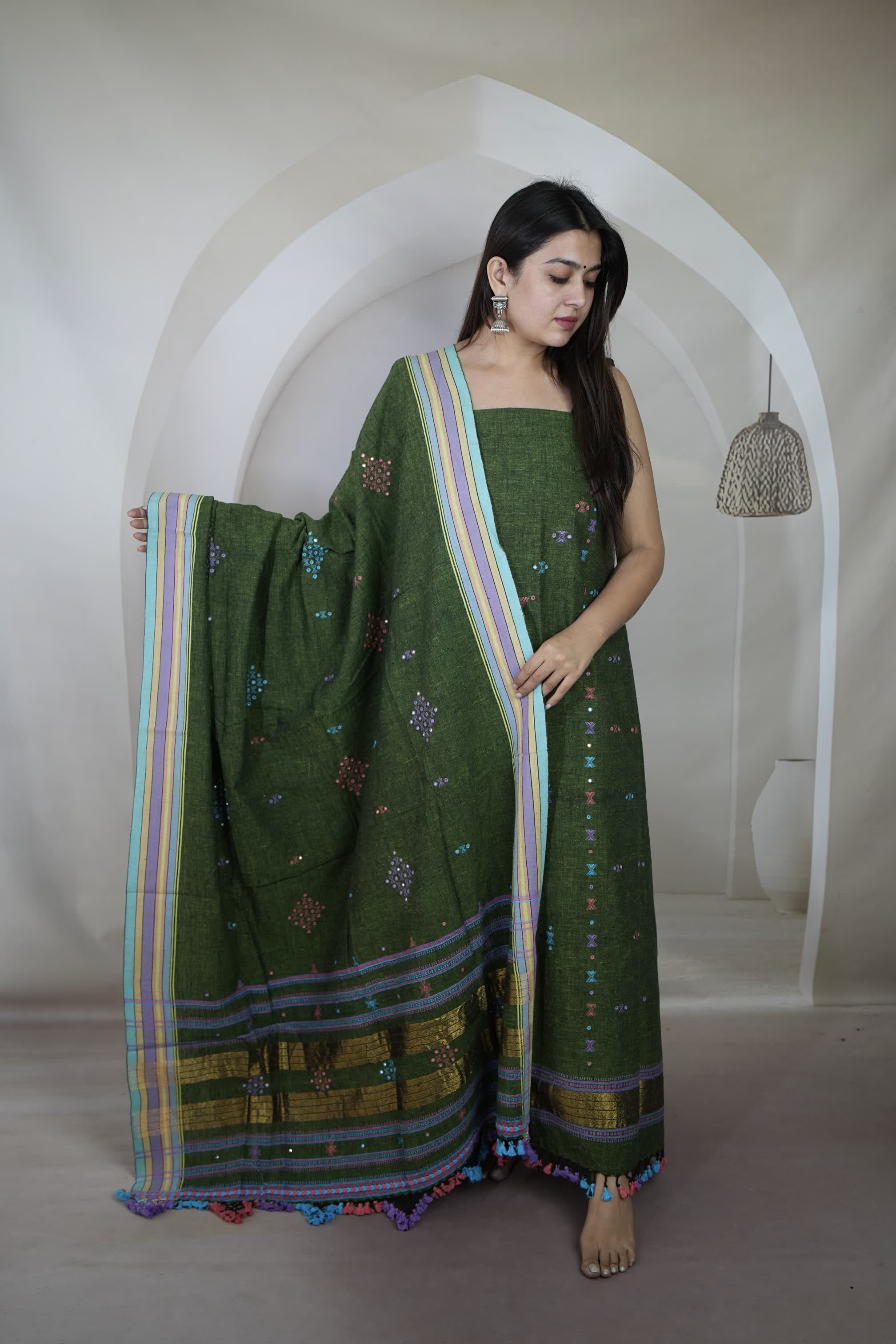 Bhujodi Kala Cotton Suit Material