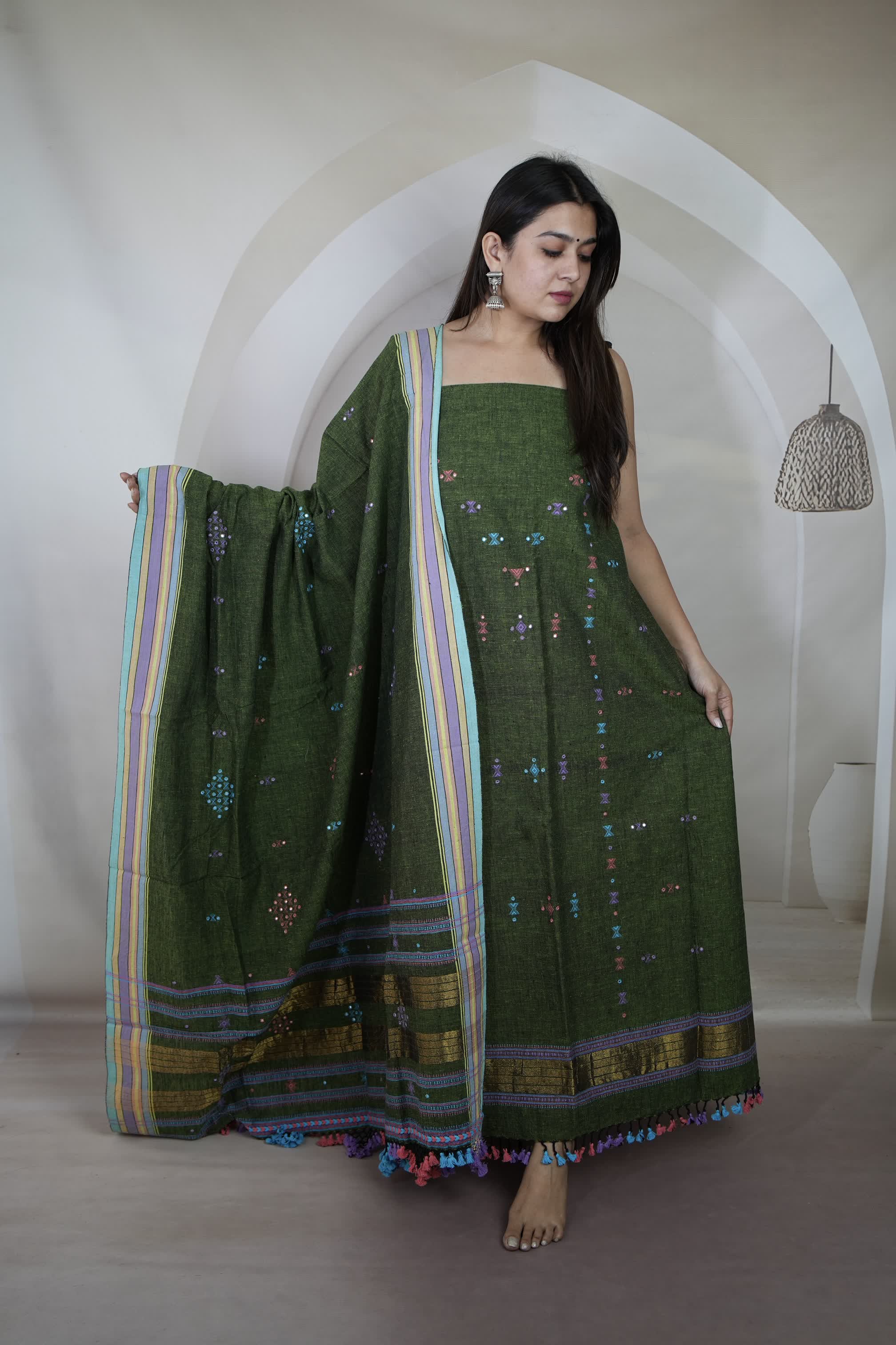 Bhujodi Kala Cotton Suit Material