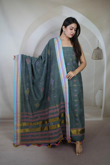 Bhujodi Kala Cotton Suit Material