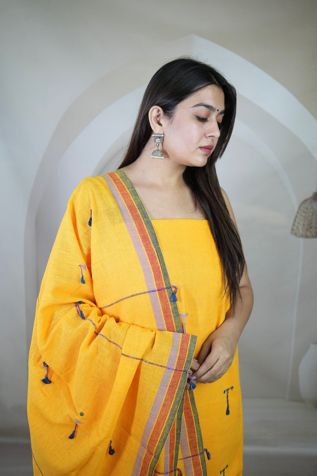 Bhujodi Kala Cotton Suit Material
