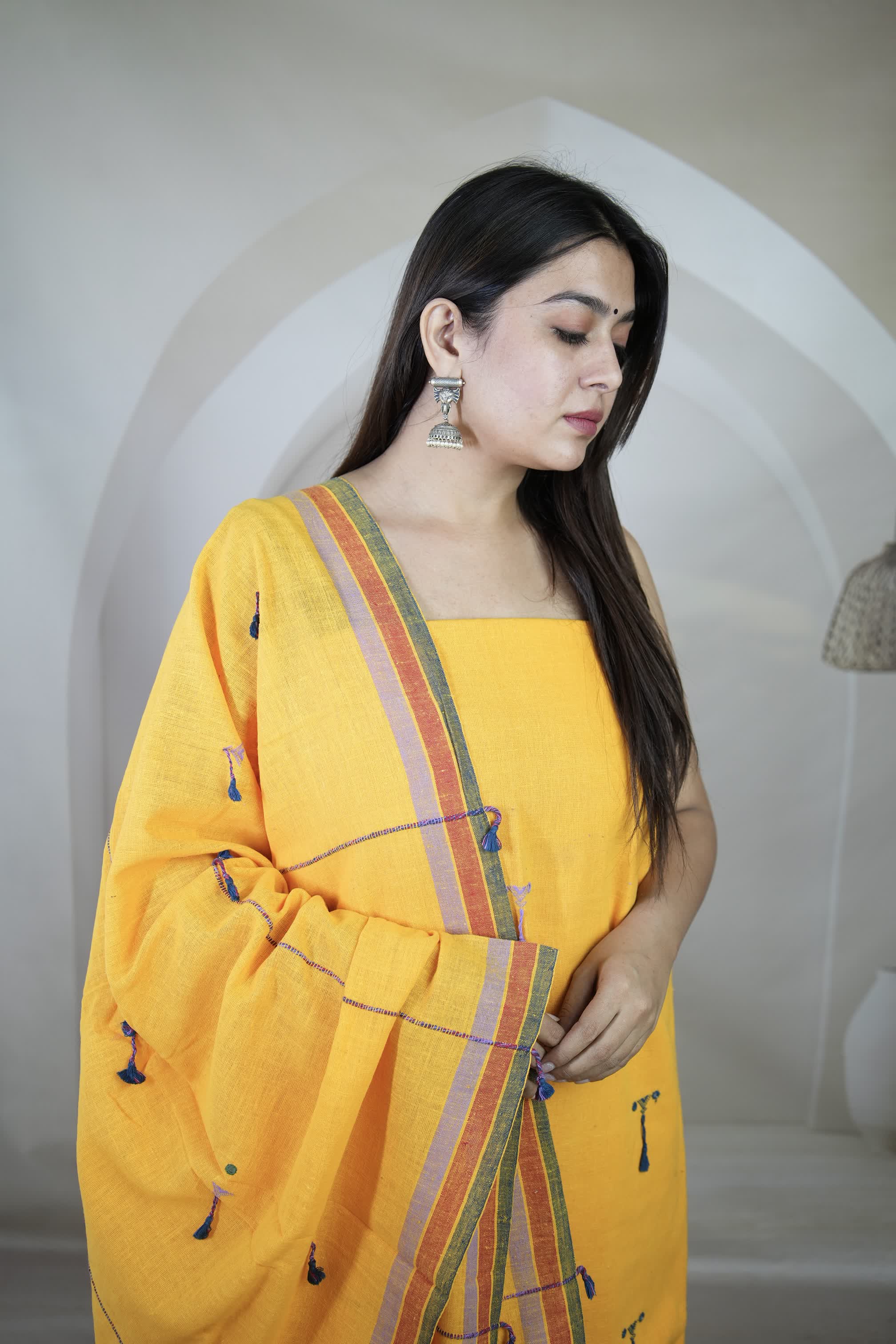 Bhujodi Kala Cotton Suit Material