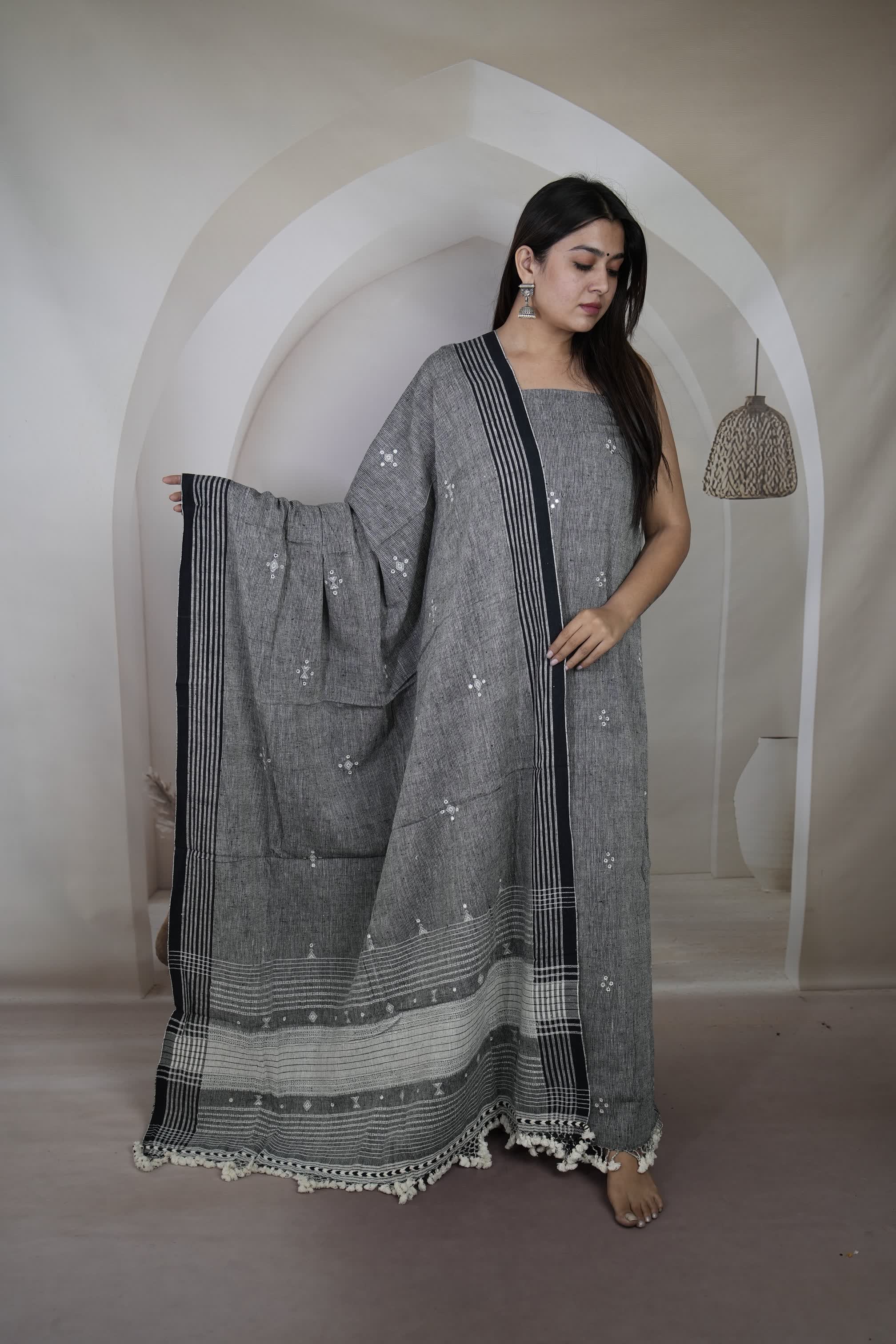 Bhujodi Kala Cotton Suit Material