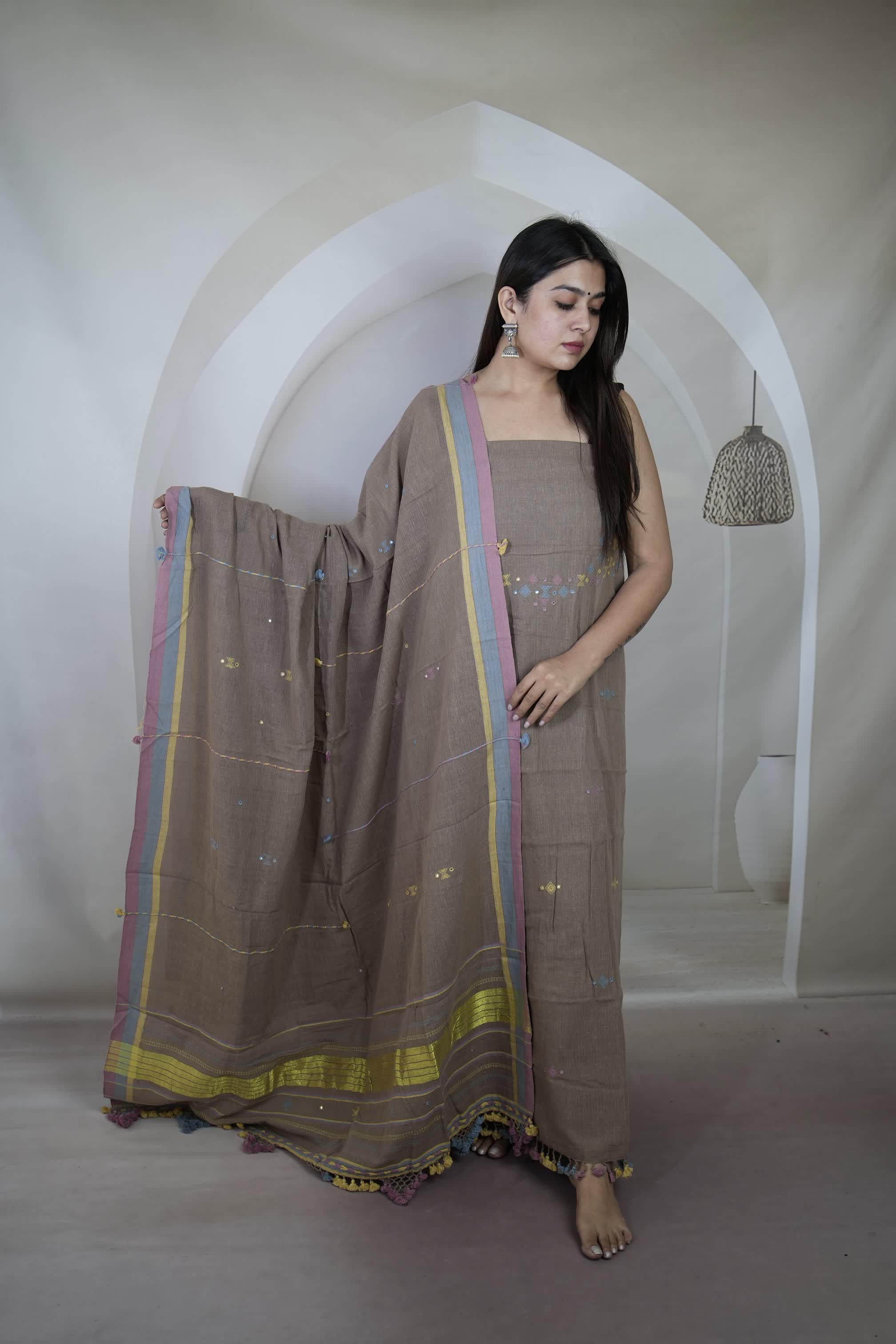 Bhujodi Kala Cotton Suit Material