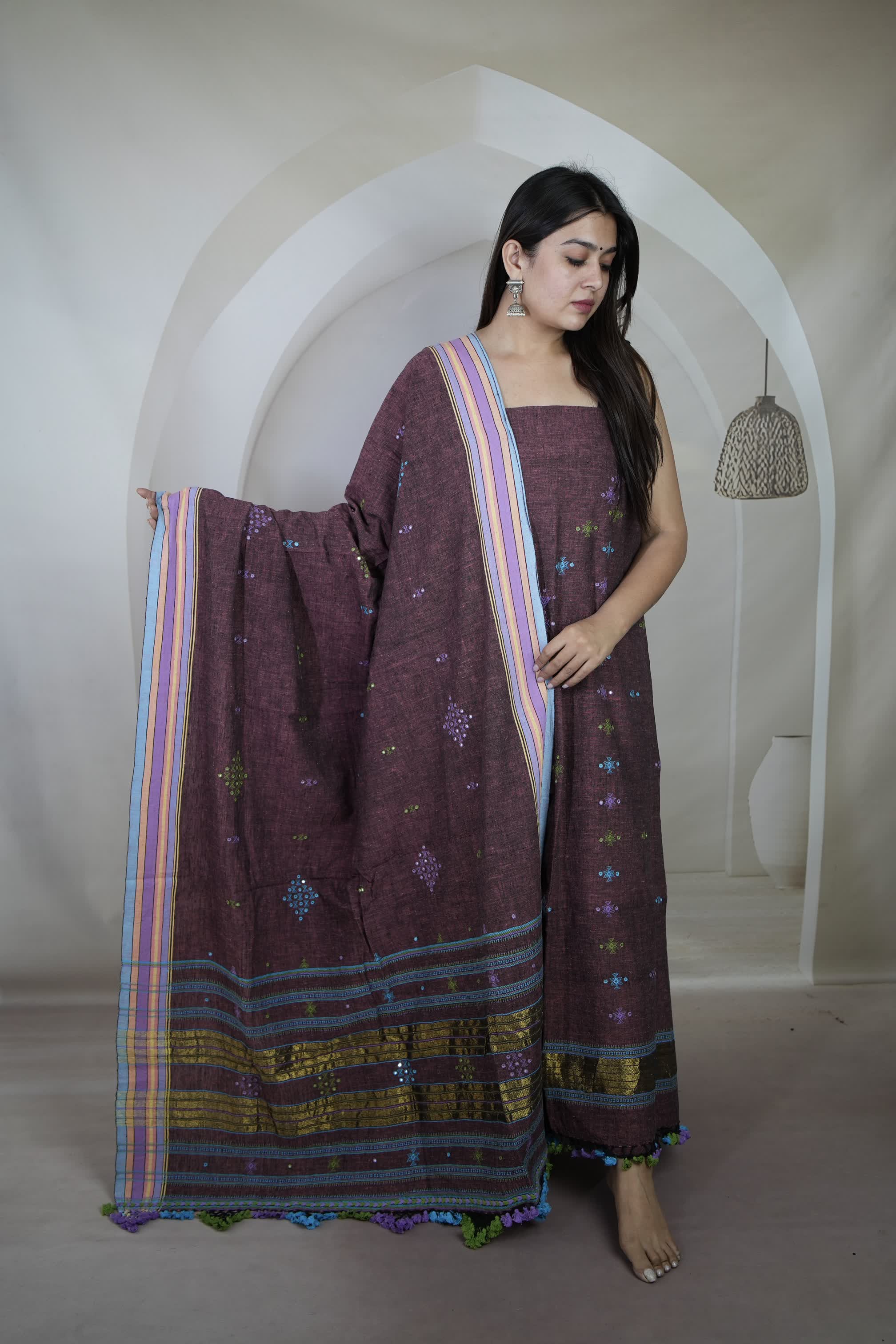 Bhujodi Kala Cotton Suit Material