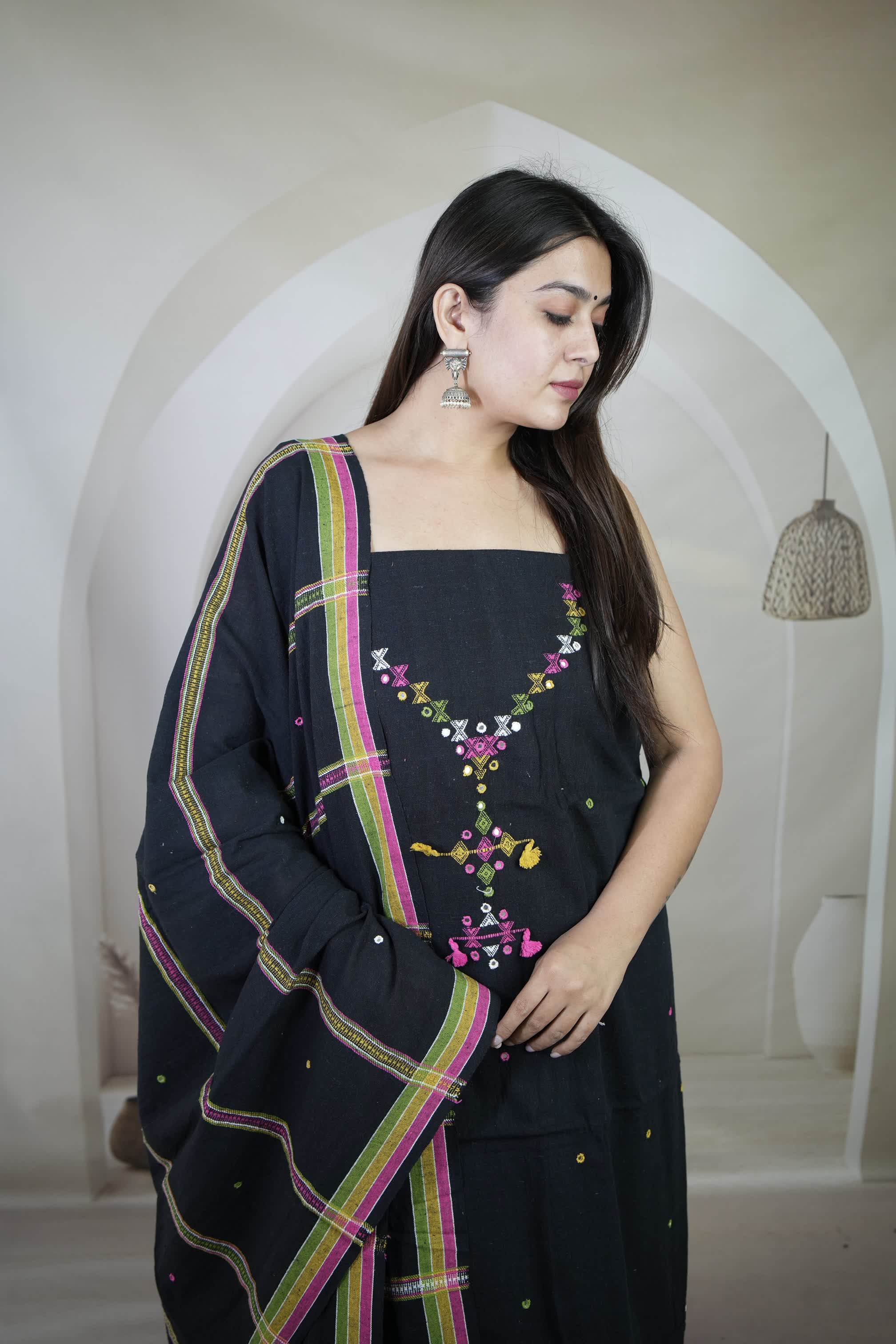 Bhujodi Kala Cotton Suit Material