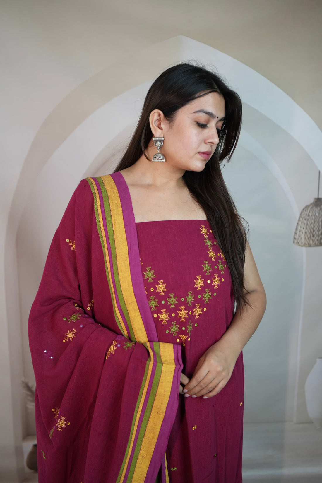 Bhujodi Kala Cotton Suit Material