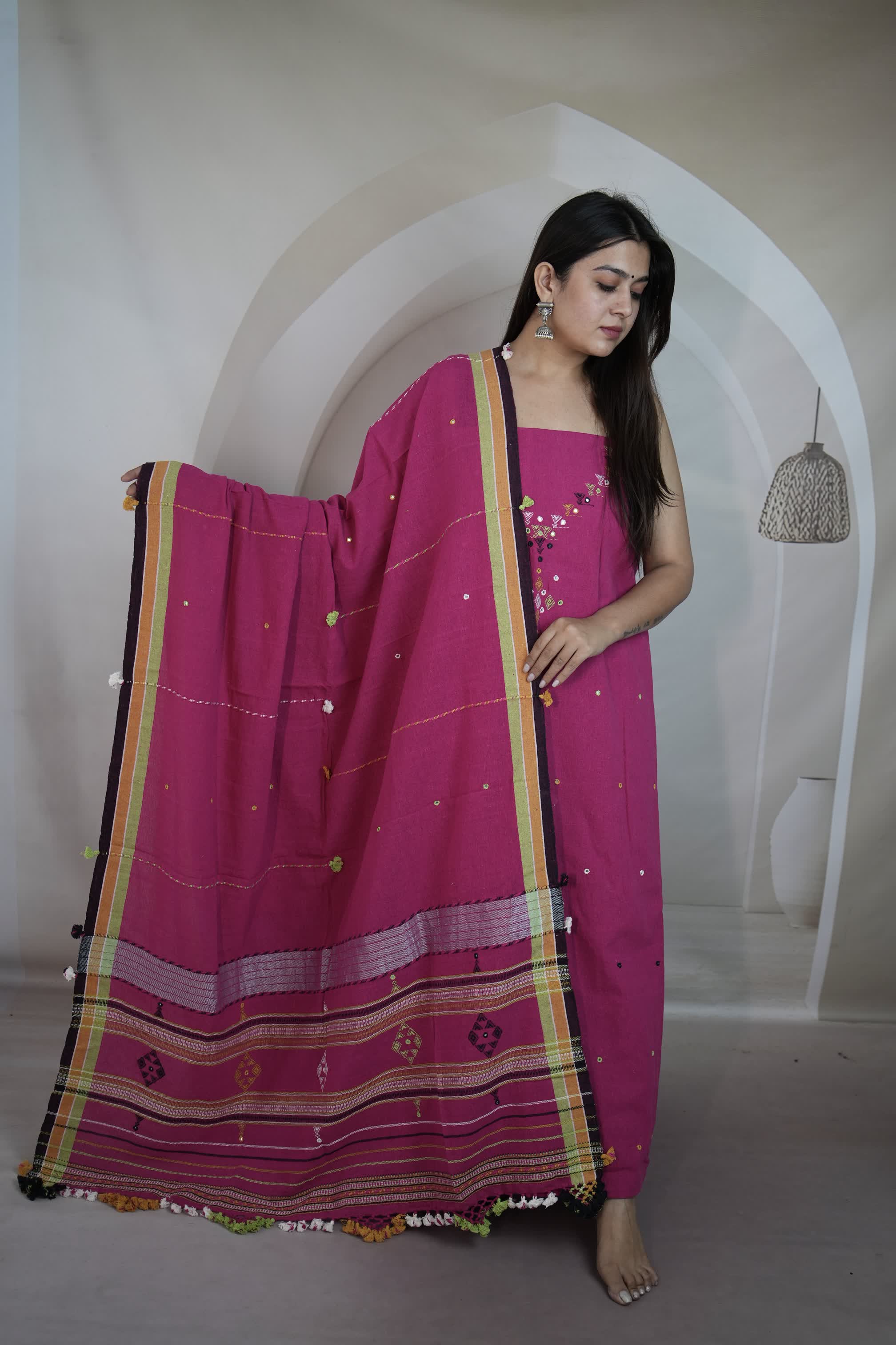 Bhujodi Kala Cotton Suit Material