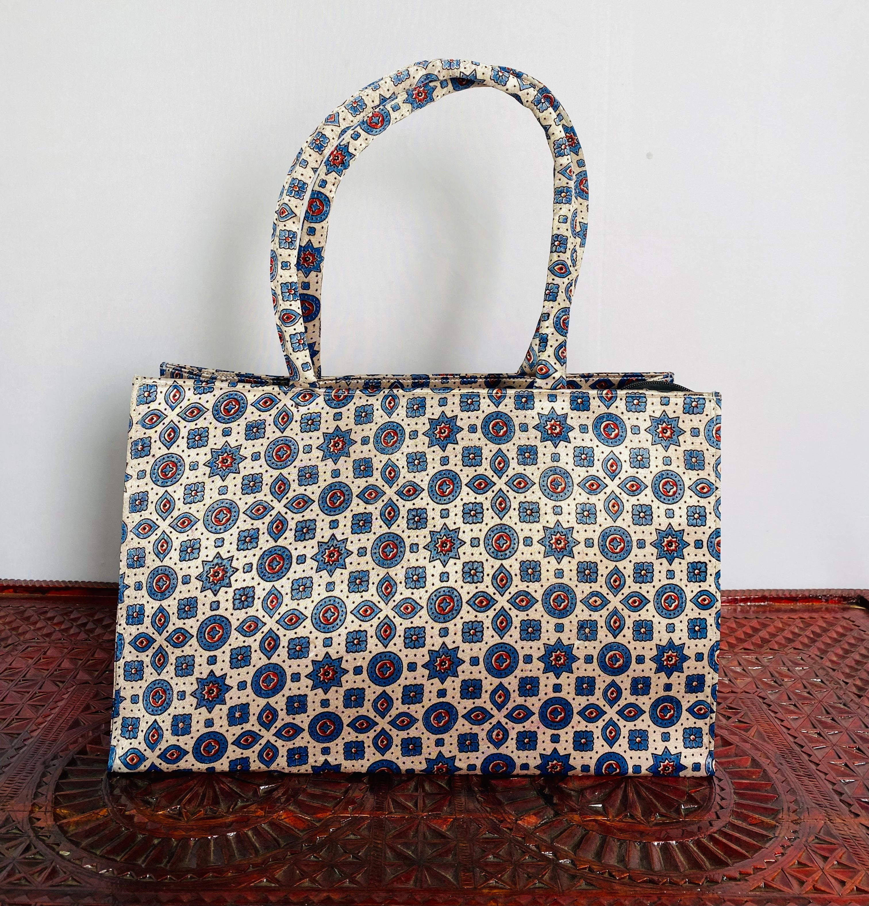 Ajarakh Mashroo Tote Bag