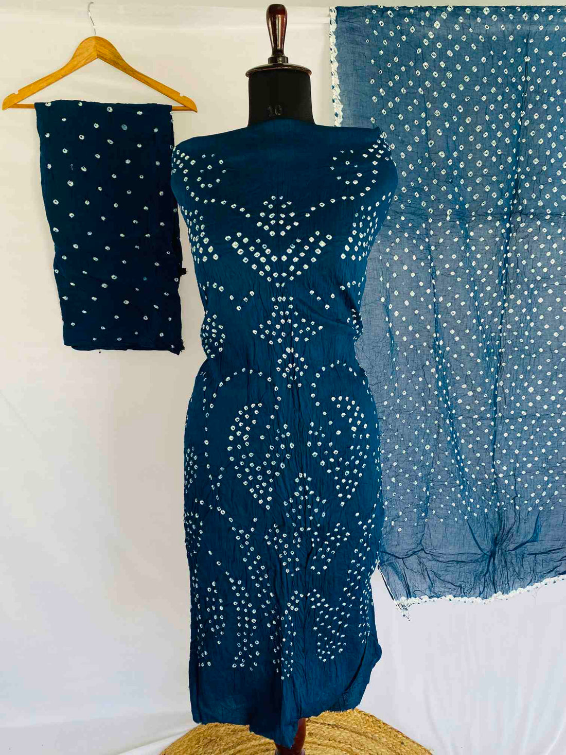 Kutchhi Bandhani Suit Material