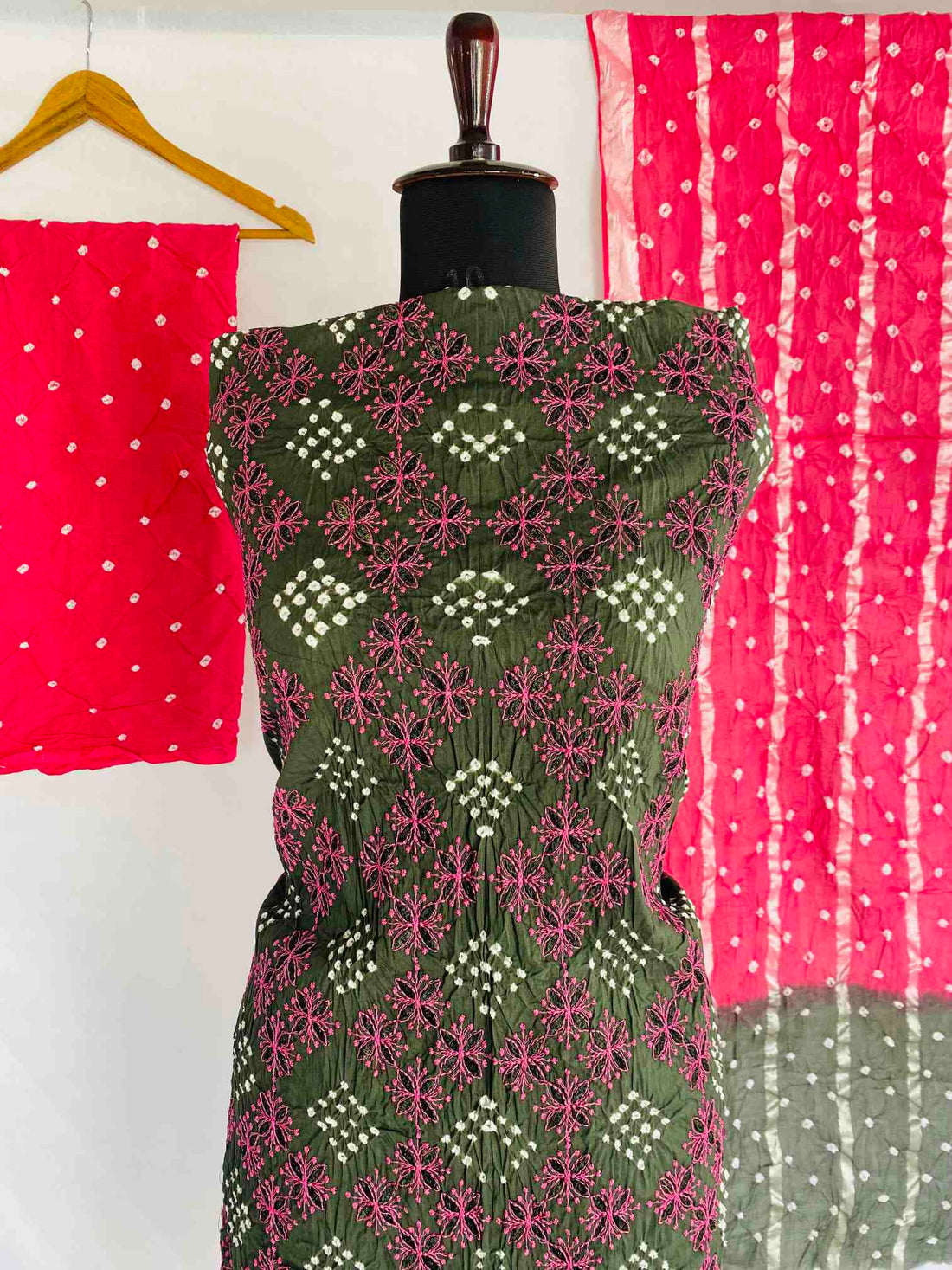 Bandhani Suit Material