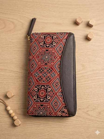 Ajarakh Passport Wallet