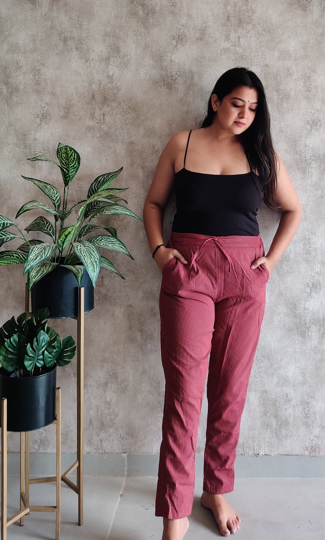Cotton Kantha Pant