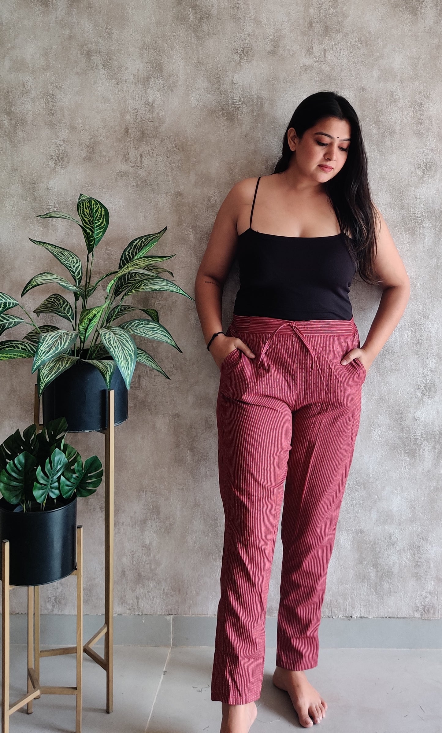 Cotton Kantha Pant
