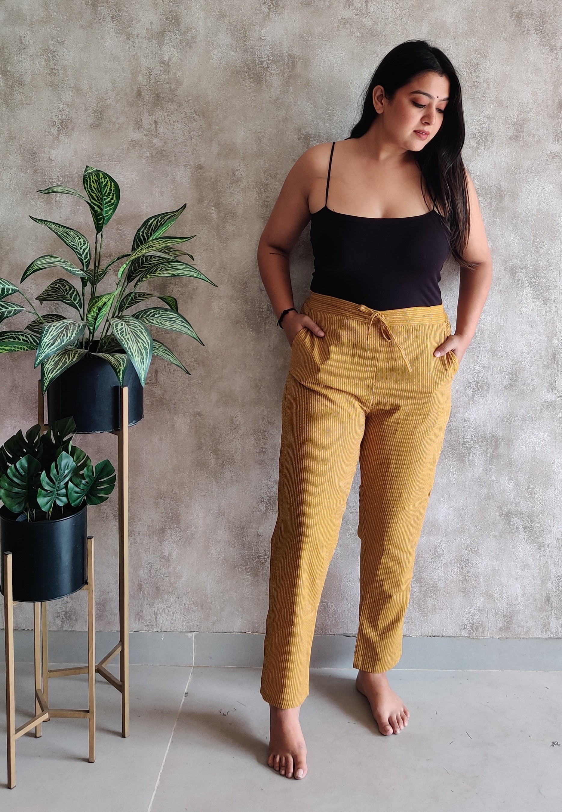 Cotton Kantha Pant