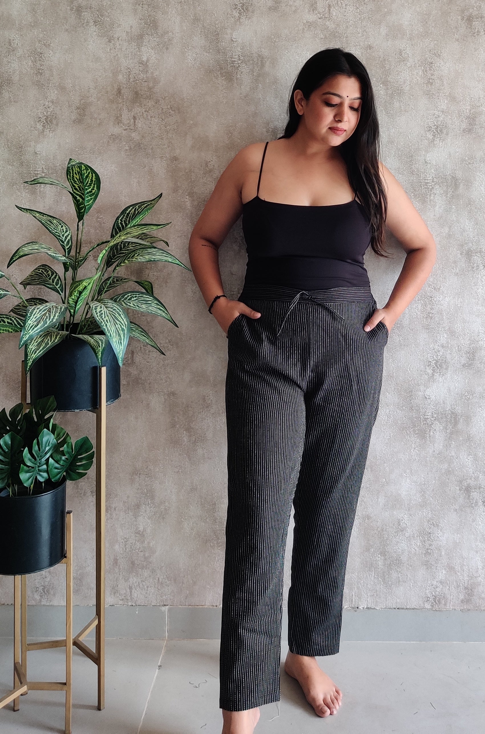 Cotton Kantha Pant