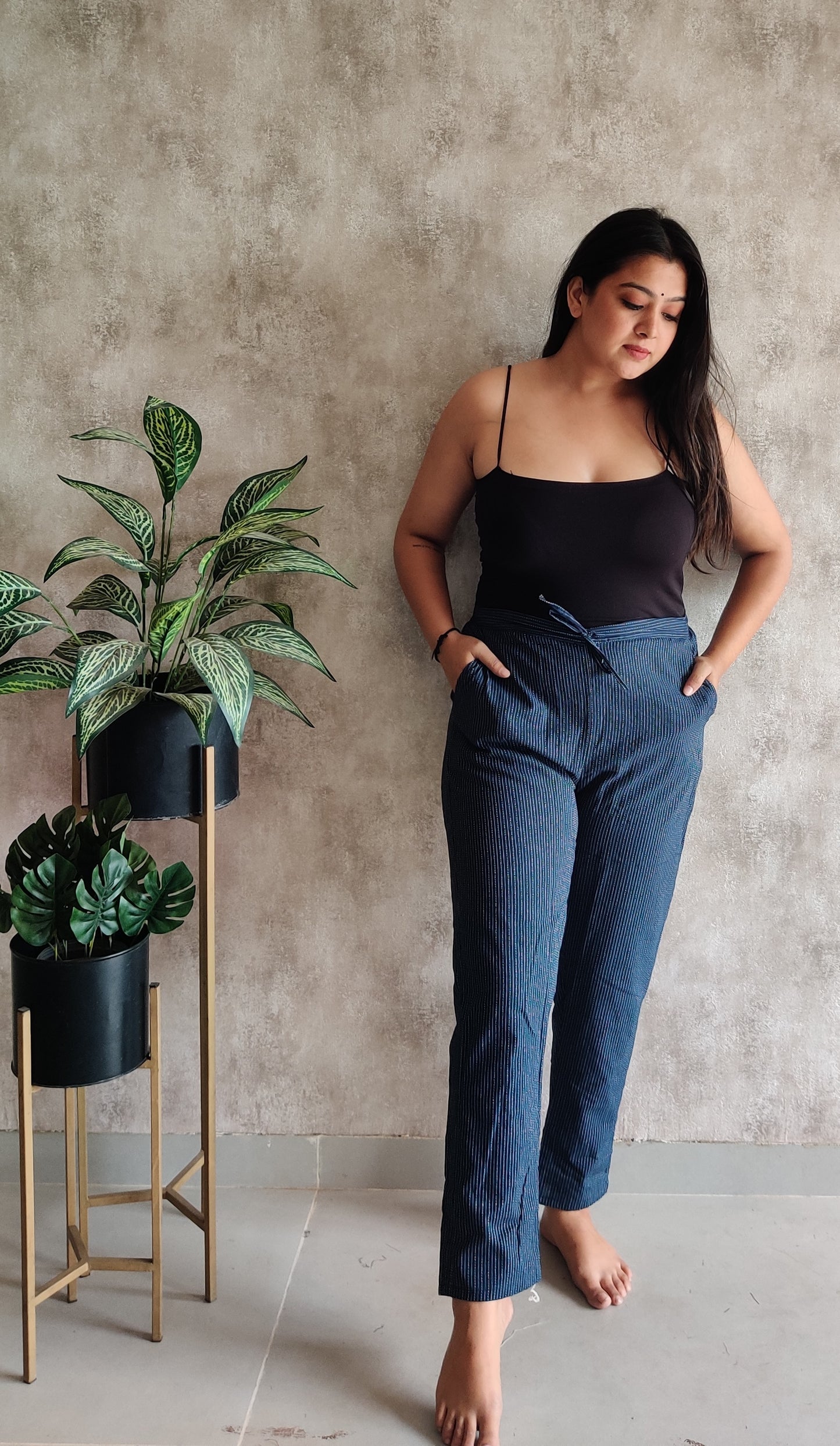 Cotton Kantha Pant