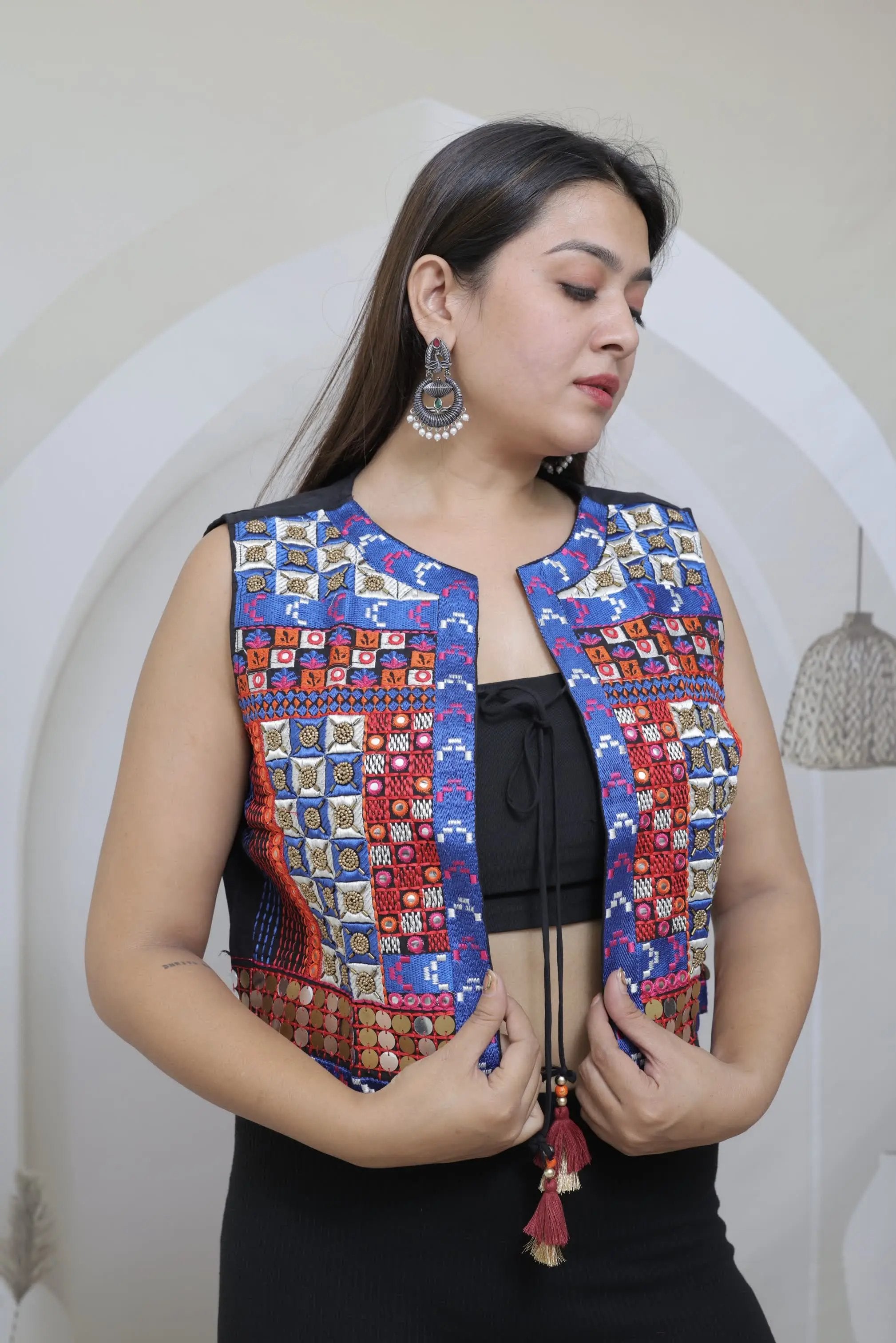 Banjara Sleeveless Jacket RAKHIYO