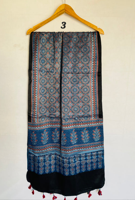 Ajarakh Mashroo Tessal Stoles