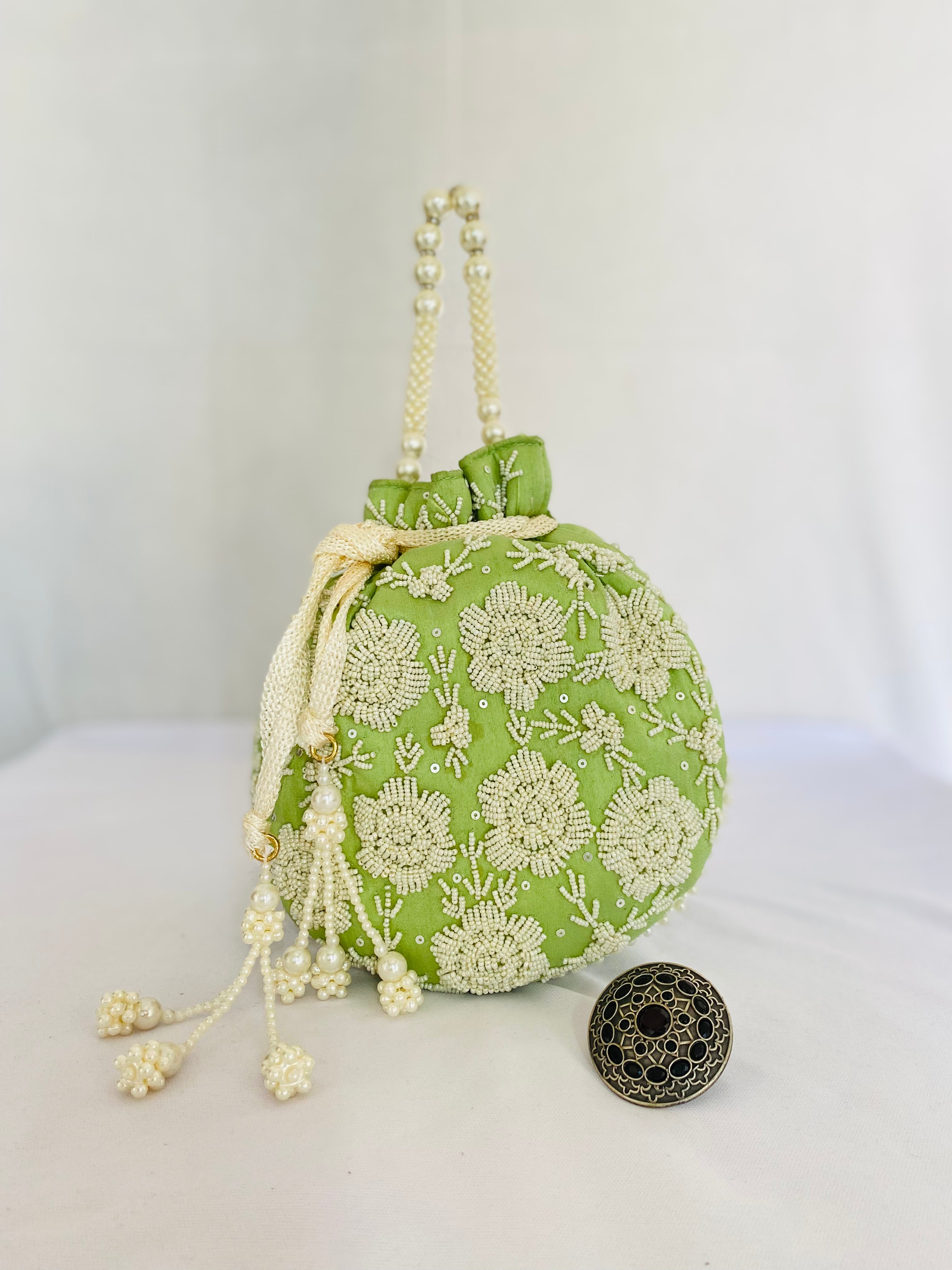 Bead Work Potli Bag
