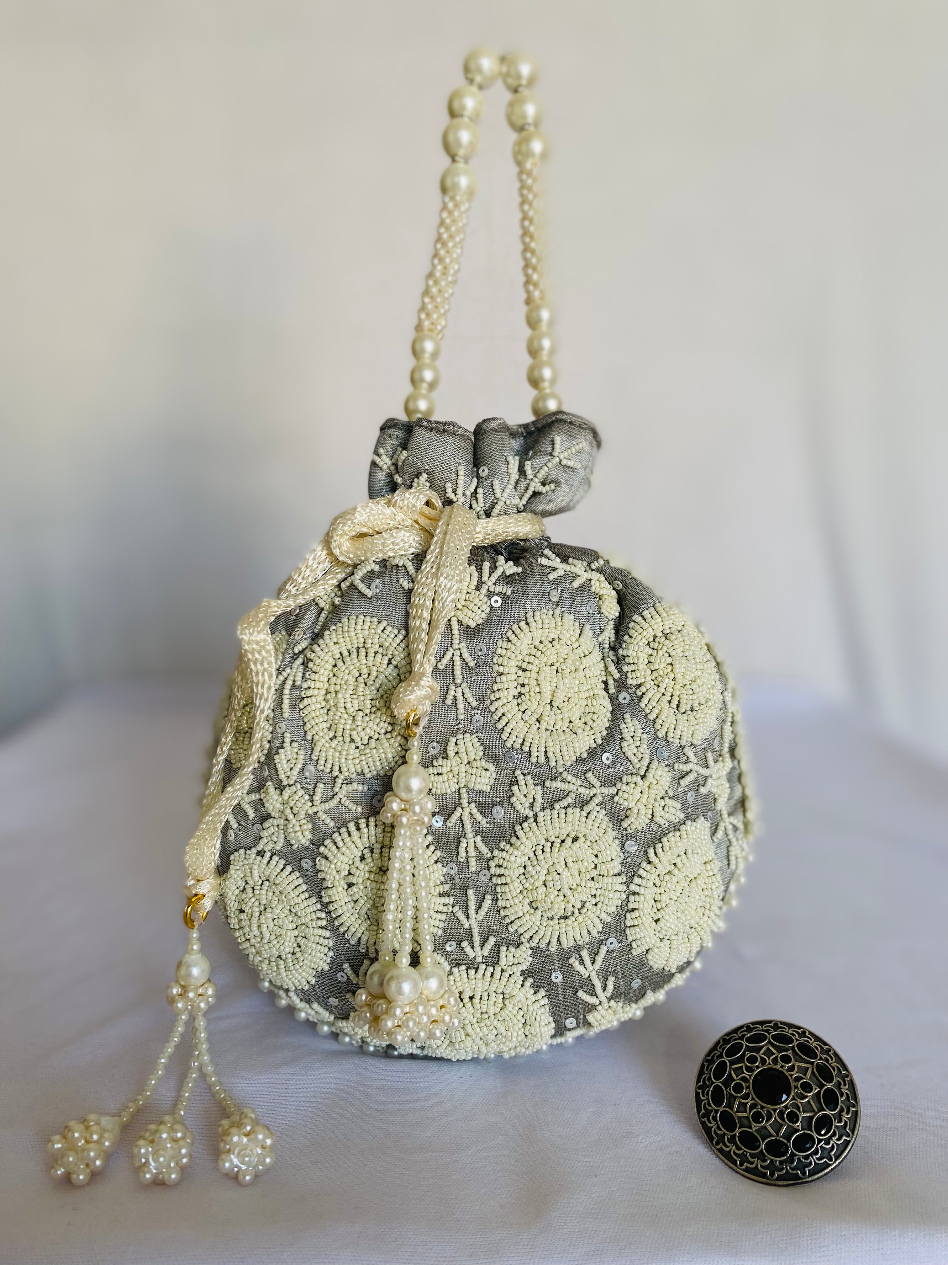 Bead Work Potli Bag