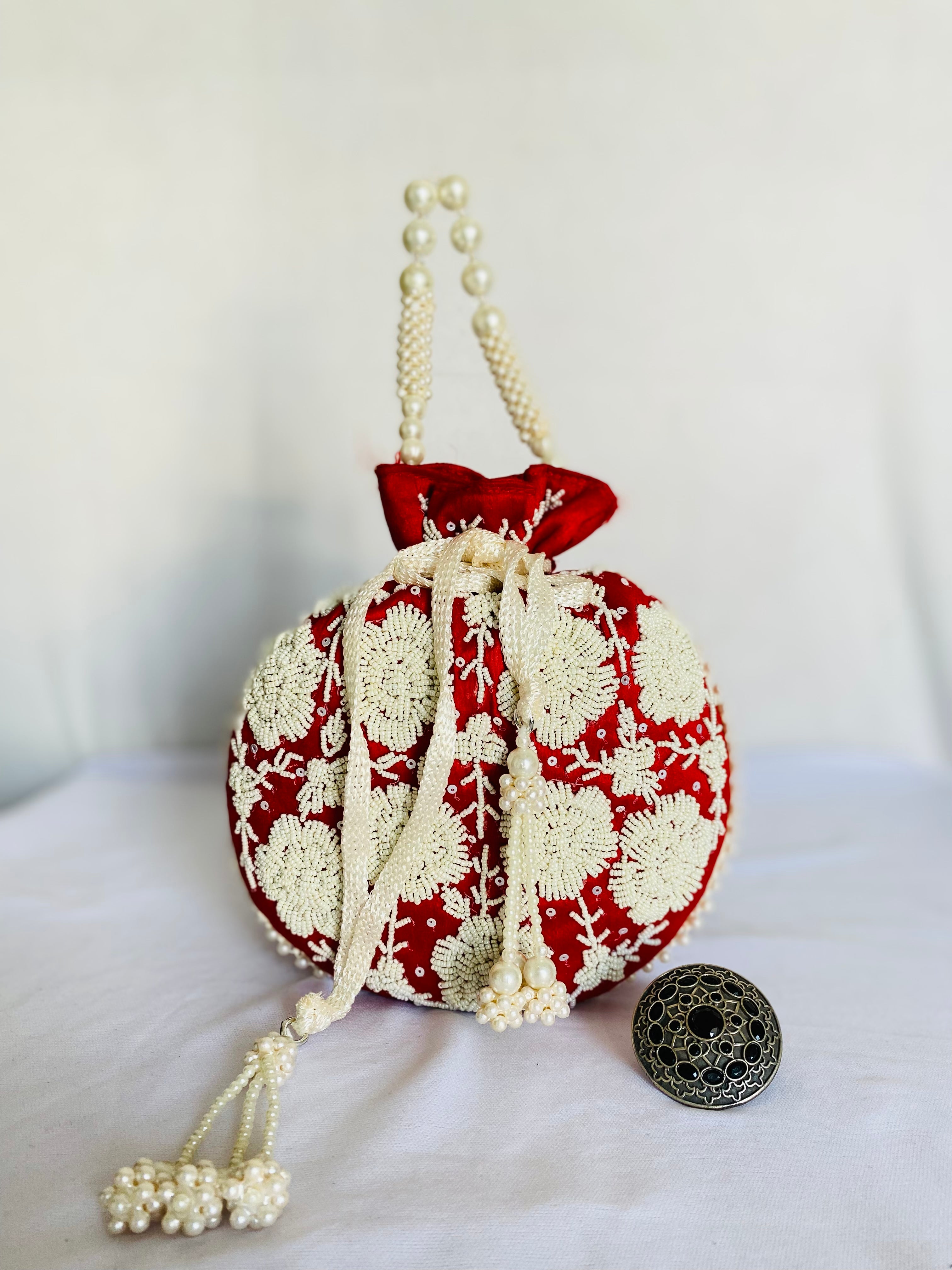 Bead Work Potli Bag