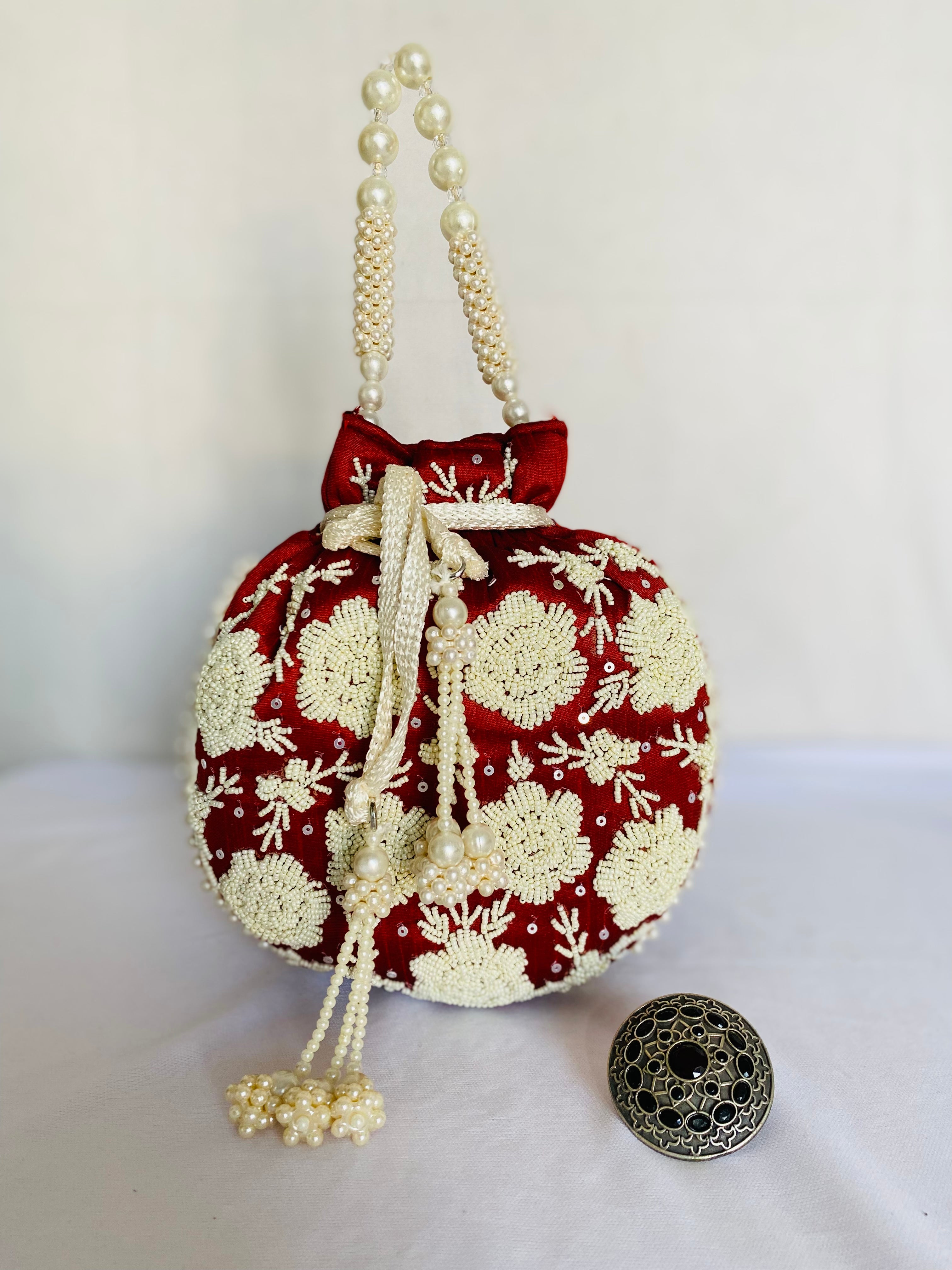 Bead Work Potli Bag