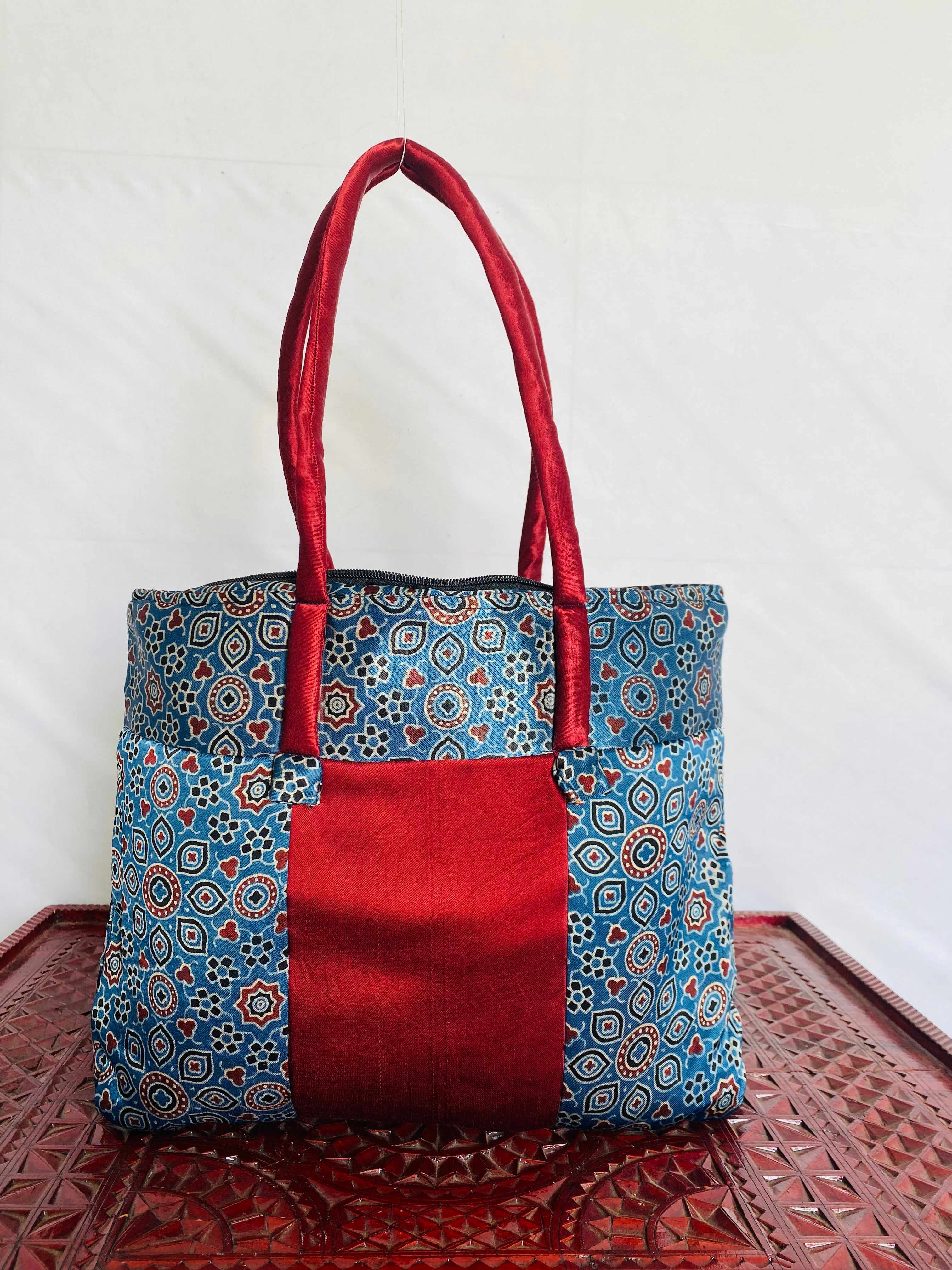 Ajarakh Mashroo Bag
