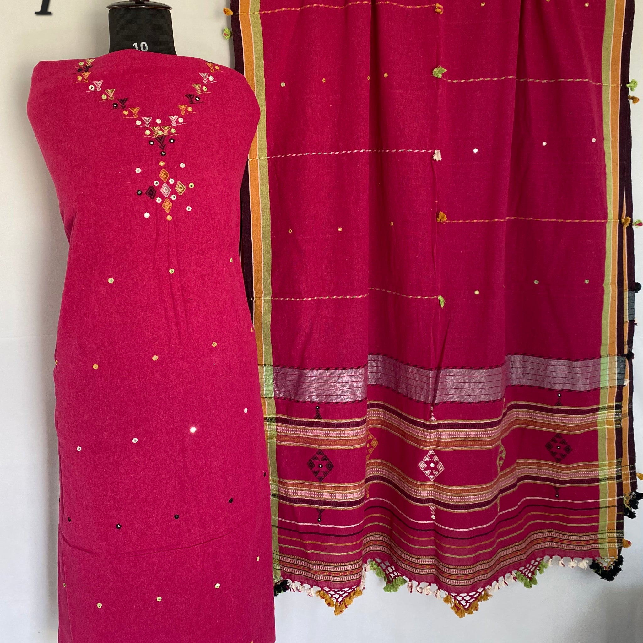 Bhujodi Kala Cotton Suit Material