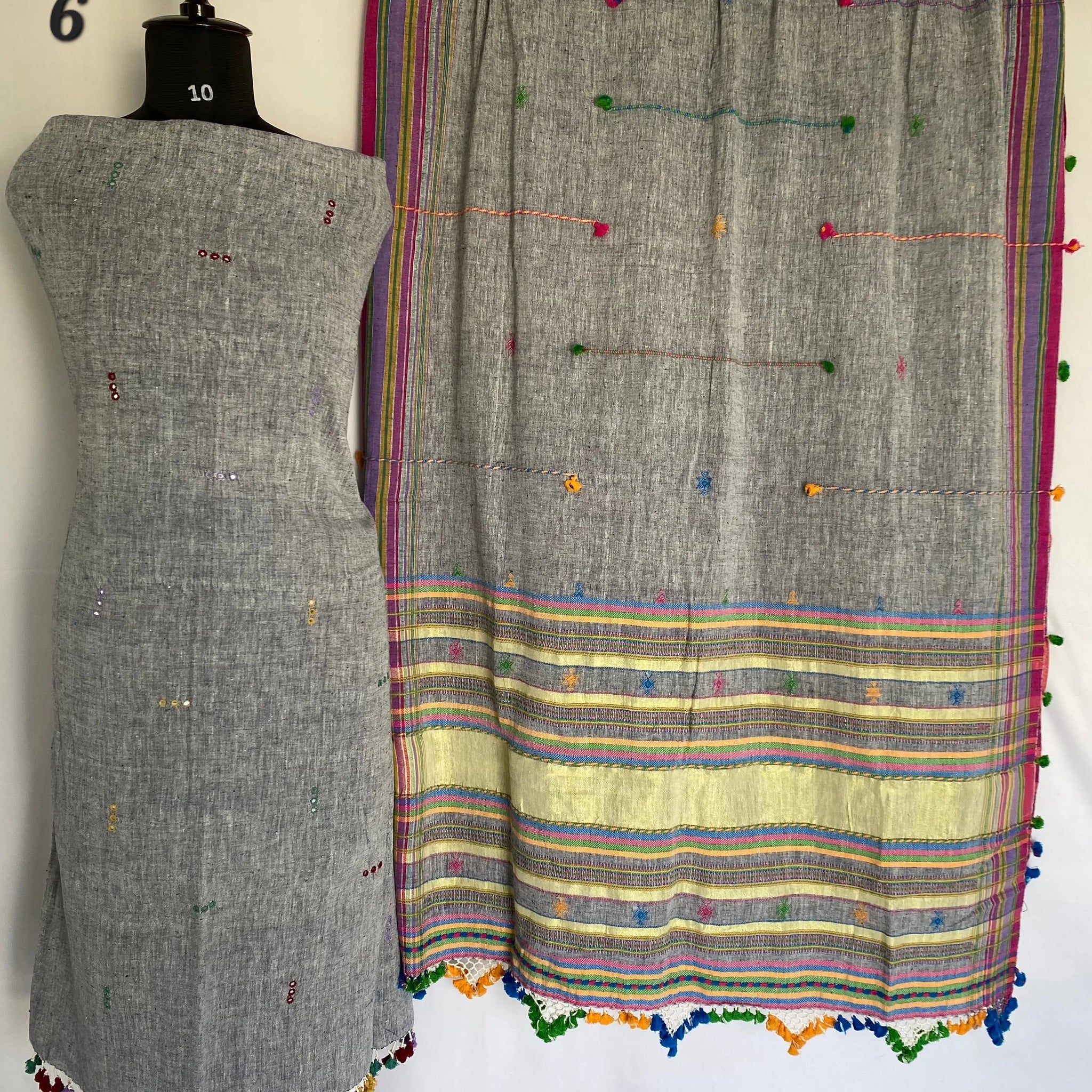 Bhujodi Kala Cotton Suit Material RAKHIYO