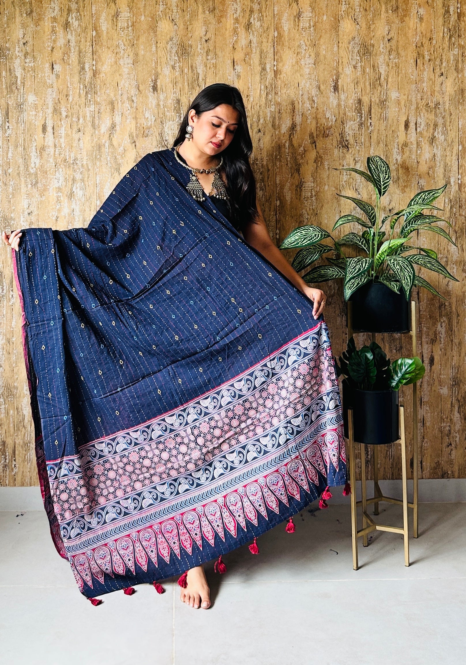 Kantha Cotton Dupatta