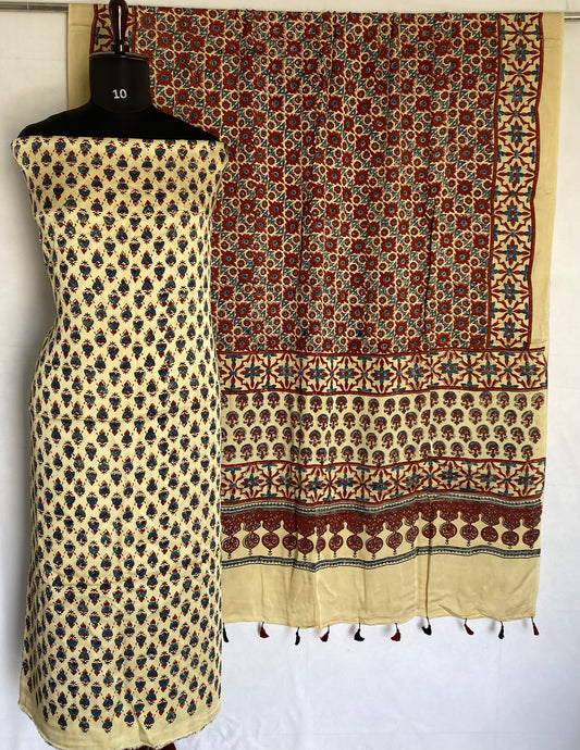 Ajarakh Modal 2 pcs Suit Material