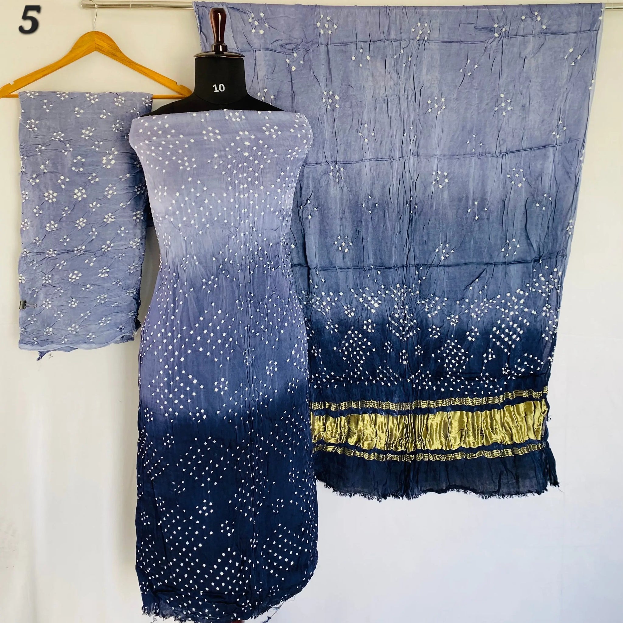 Bandhani Rai bandhej Modal Silk Suit Material RAKHIYO