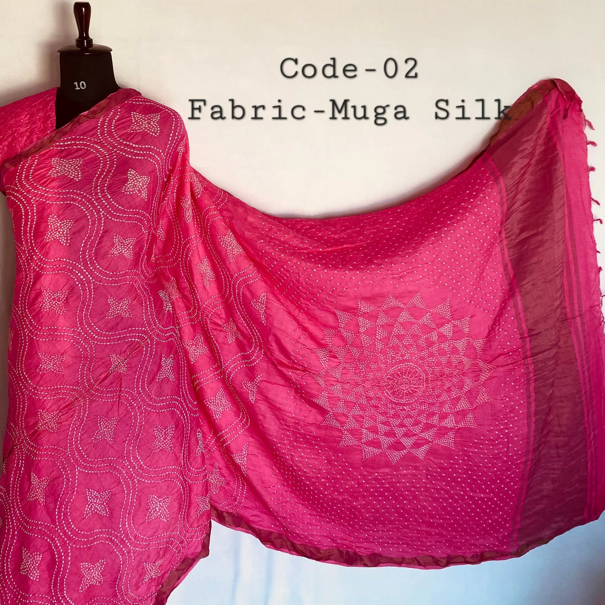 Premium Rai Bandhej Muga Silk Saree RAKHIYO