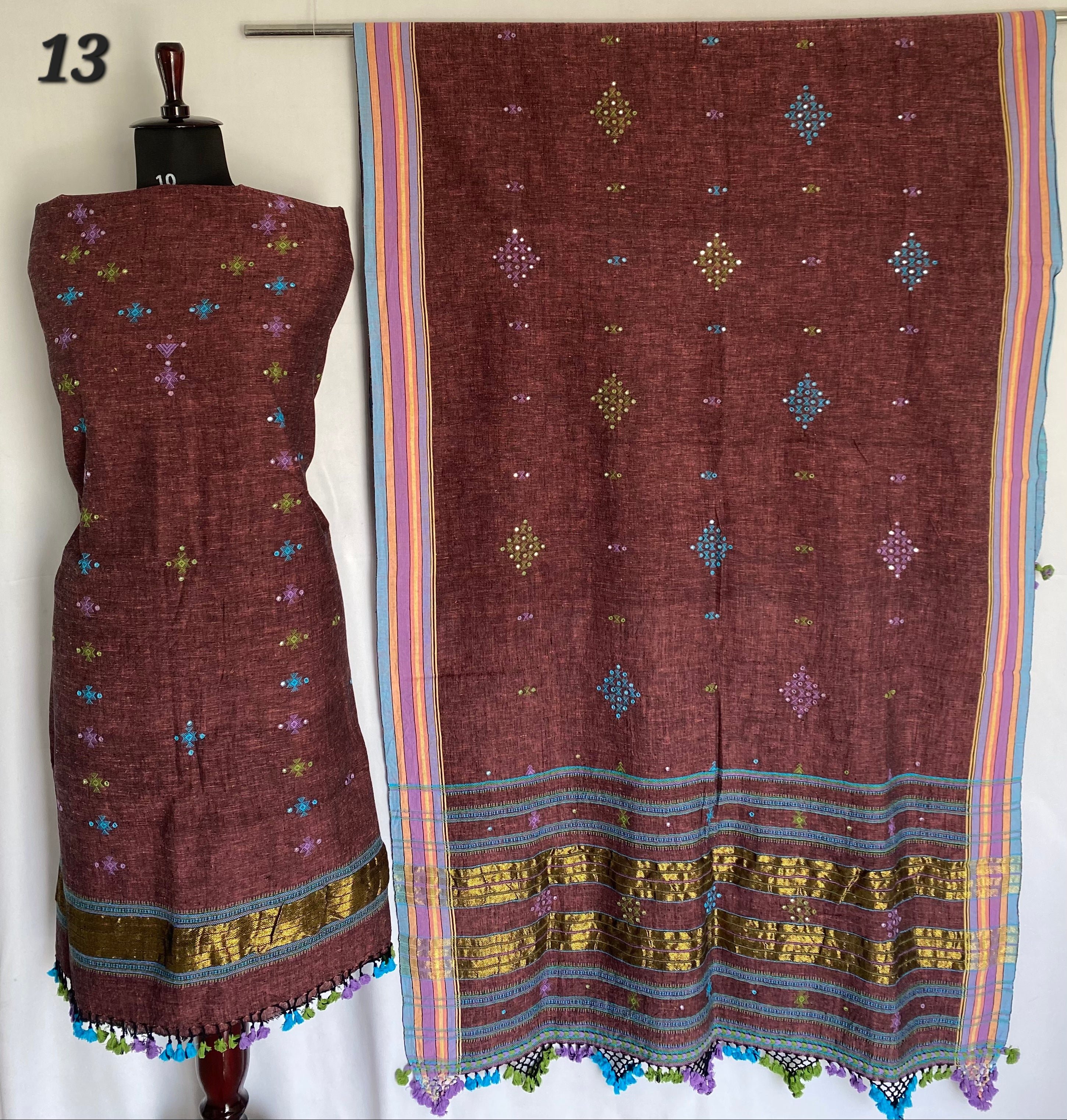 Bhujodi Kala Cotton Suit Material