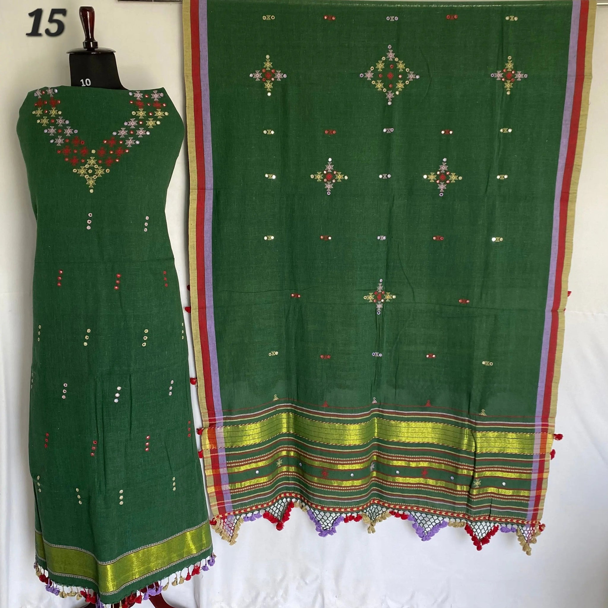 Bhujodi Kala Cotton Suit Material RAKHIYO