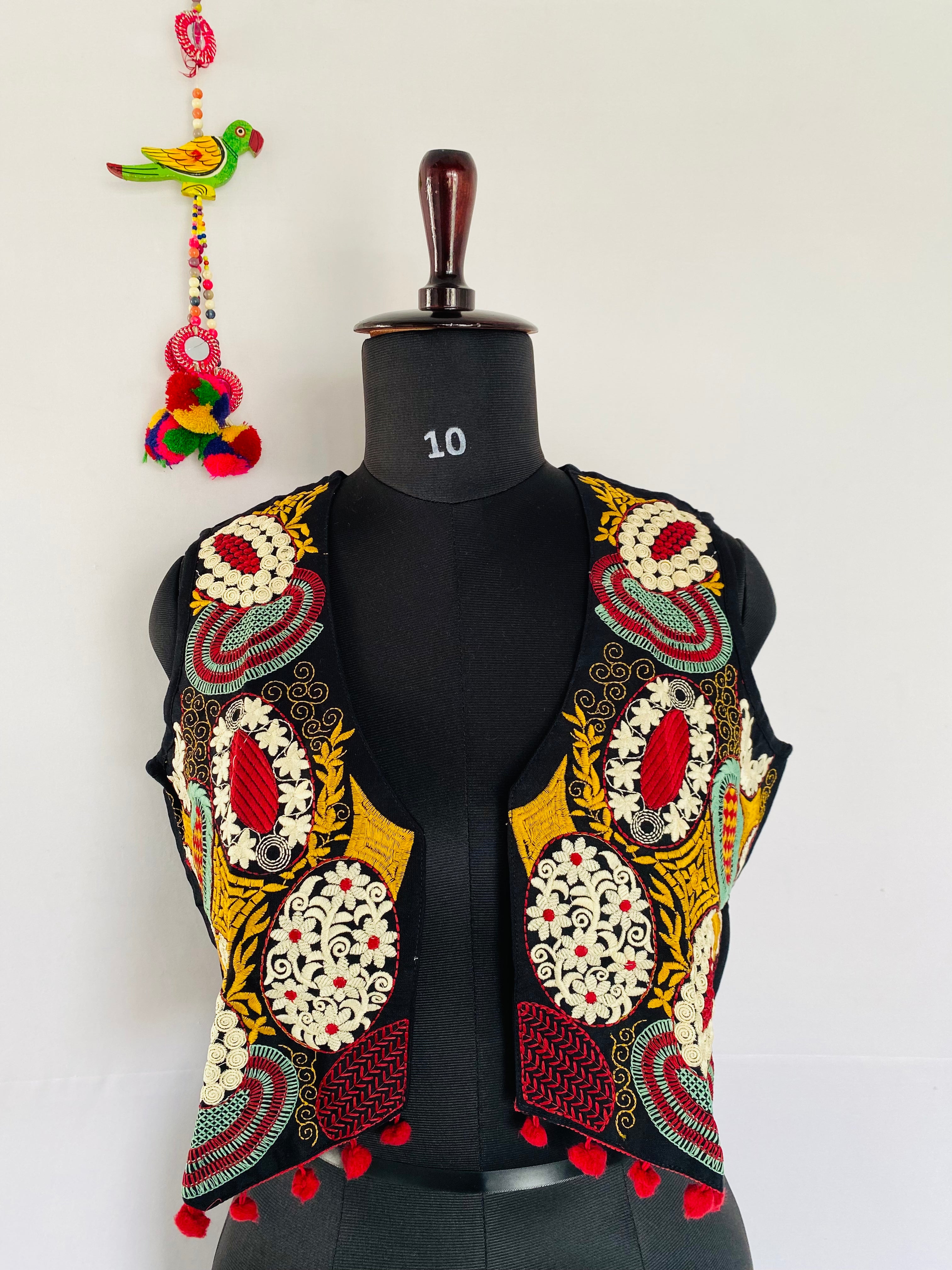 Kutchi Multi Embroidered Jacket With Pant