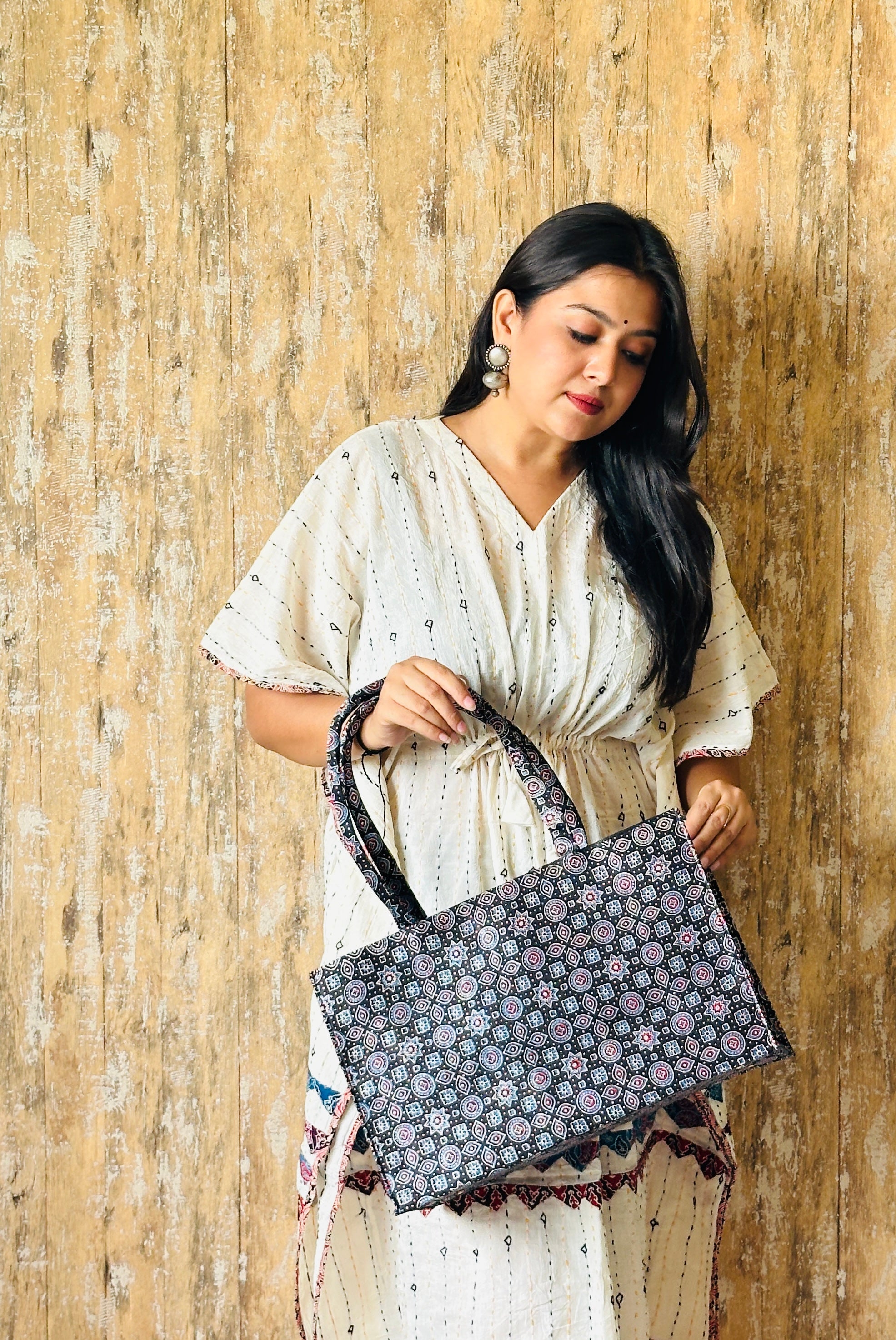 Ajarakh Mashroo Tote Bag