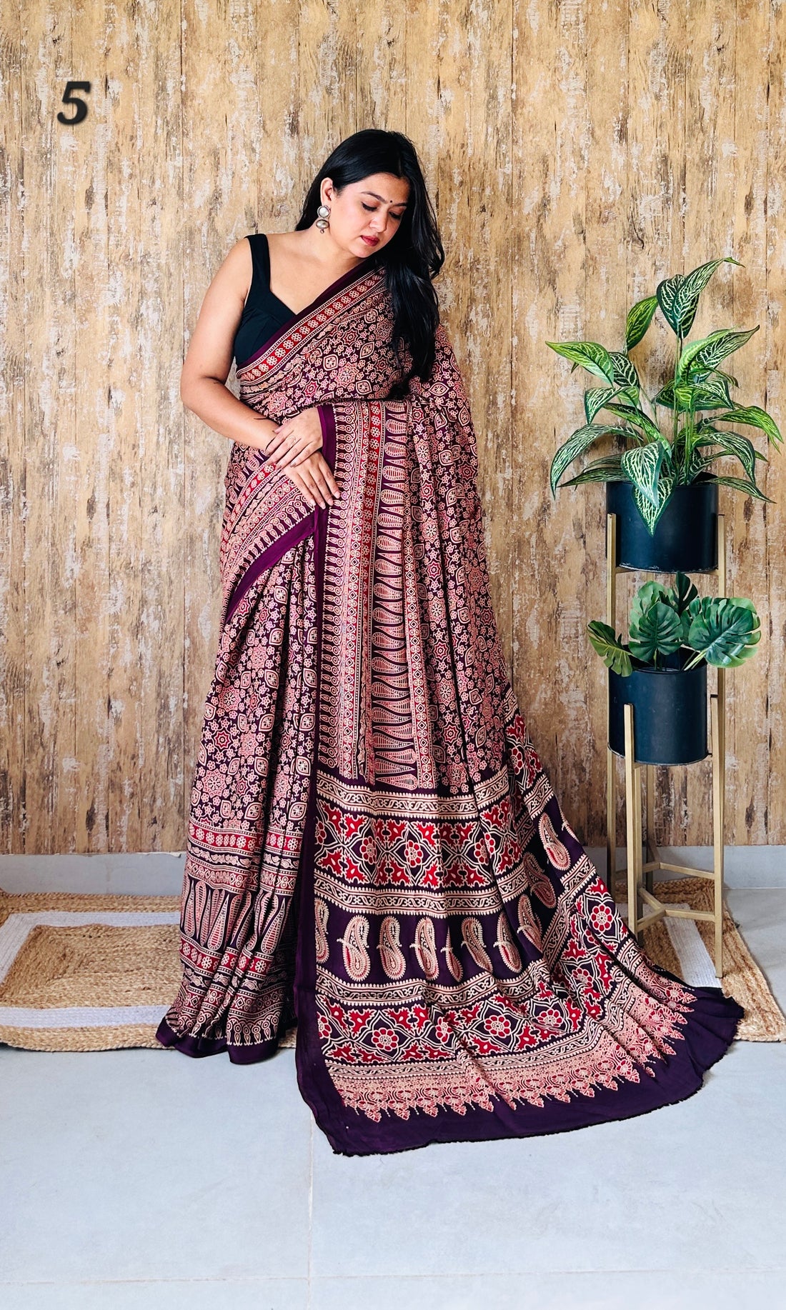 Ajarakh Naptol Modal Saree