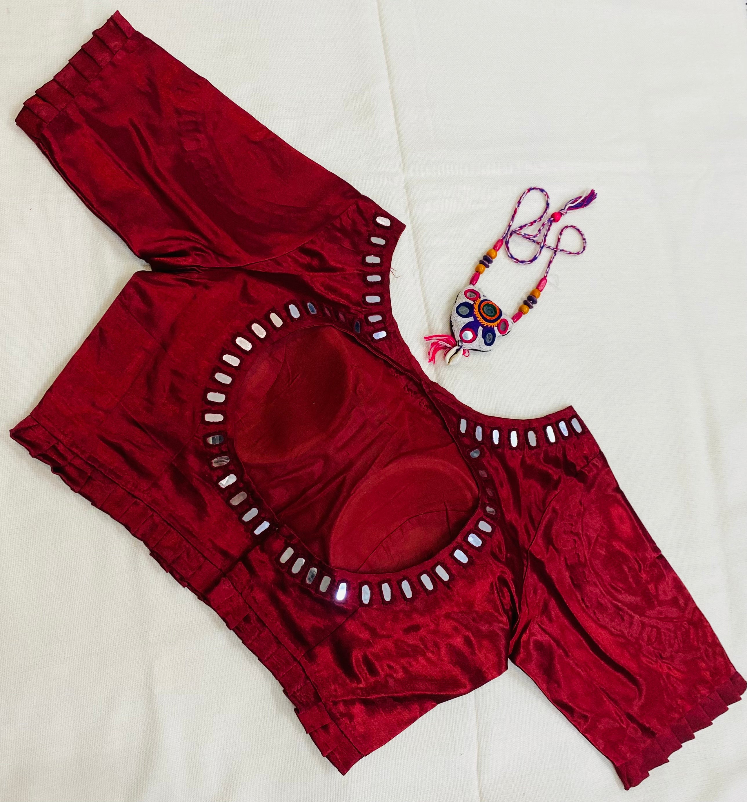 Plain Mashroo Mirror Blouse