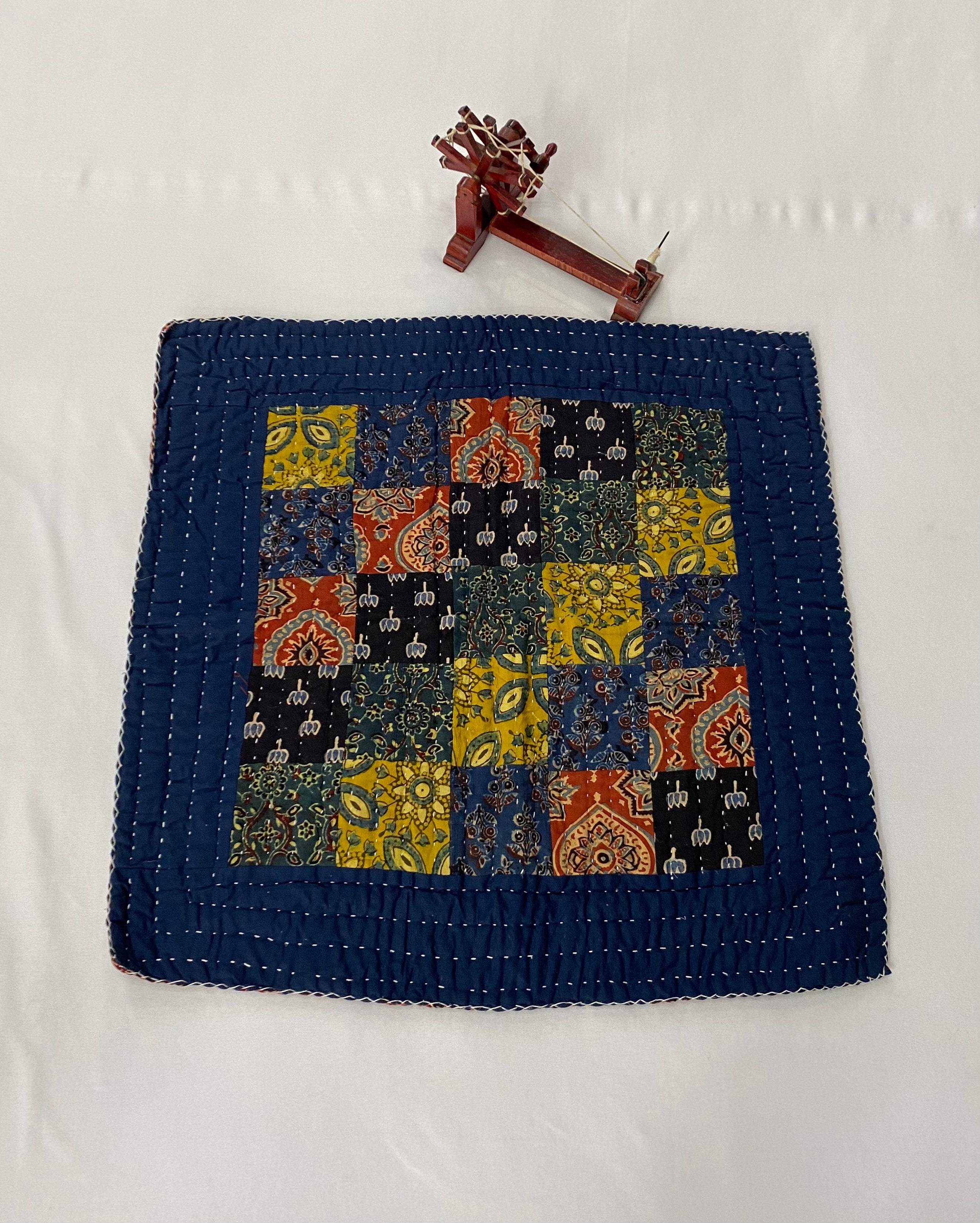 Ajarakh Patchwork Aasan