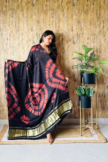 Black Sibori Modal Dupatta RAKHIYO