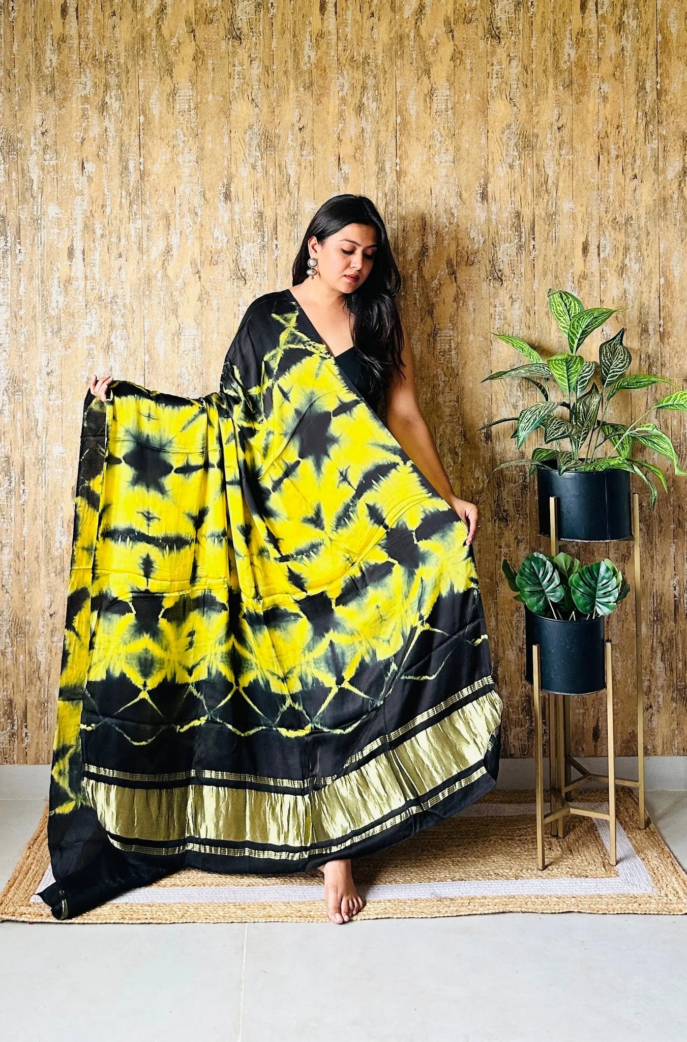 Yellow Sibori Modal Dupatta RAKHIYO