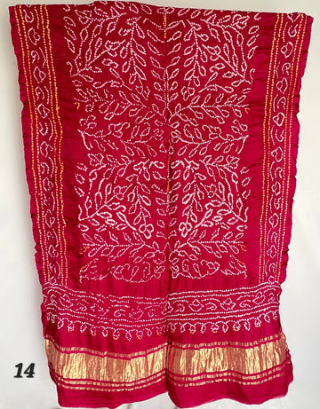 Rai Bandhej Gajji Silk Dupatta RAKHIYO