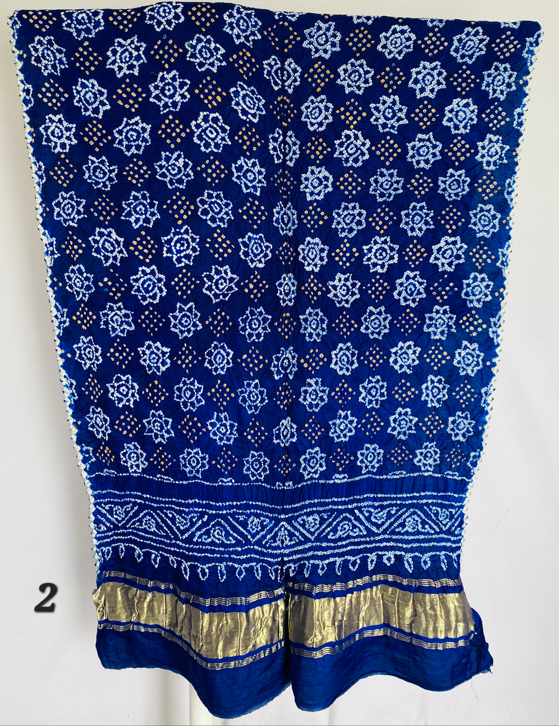 Rai Bandhej Gajji Silk Dupatta